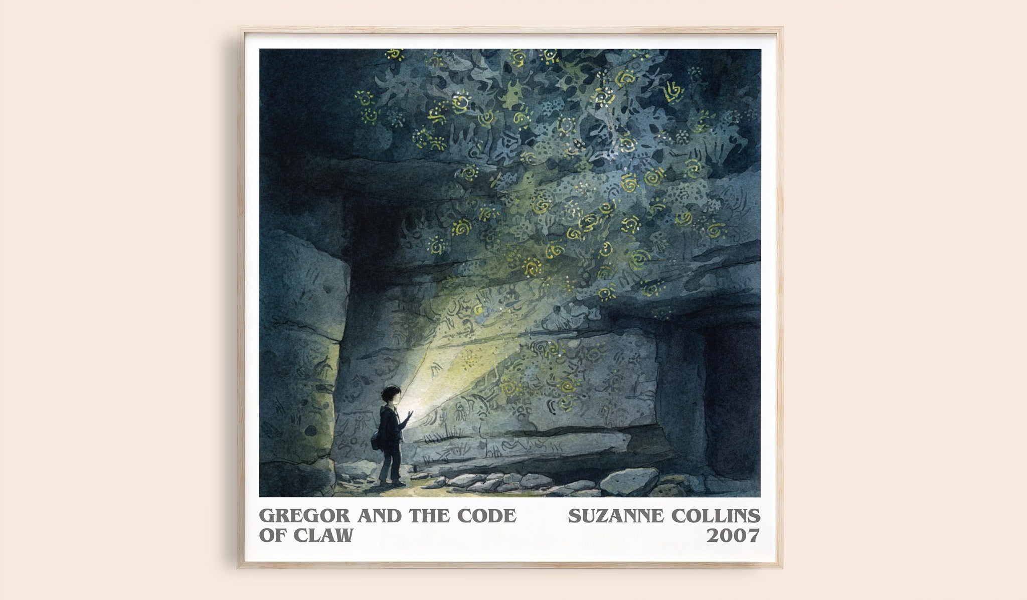Gregor and the Code of Claw Literary Art Print by Suzanne Collins