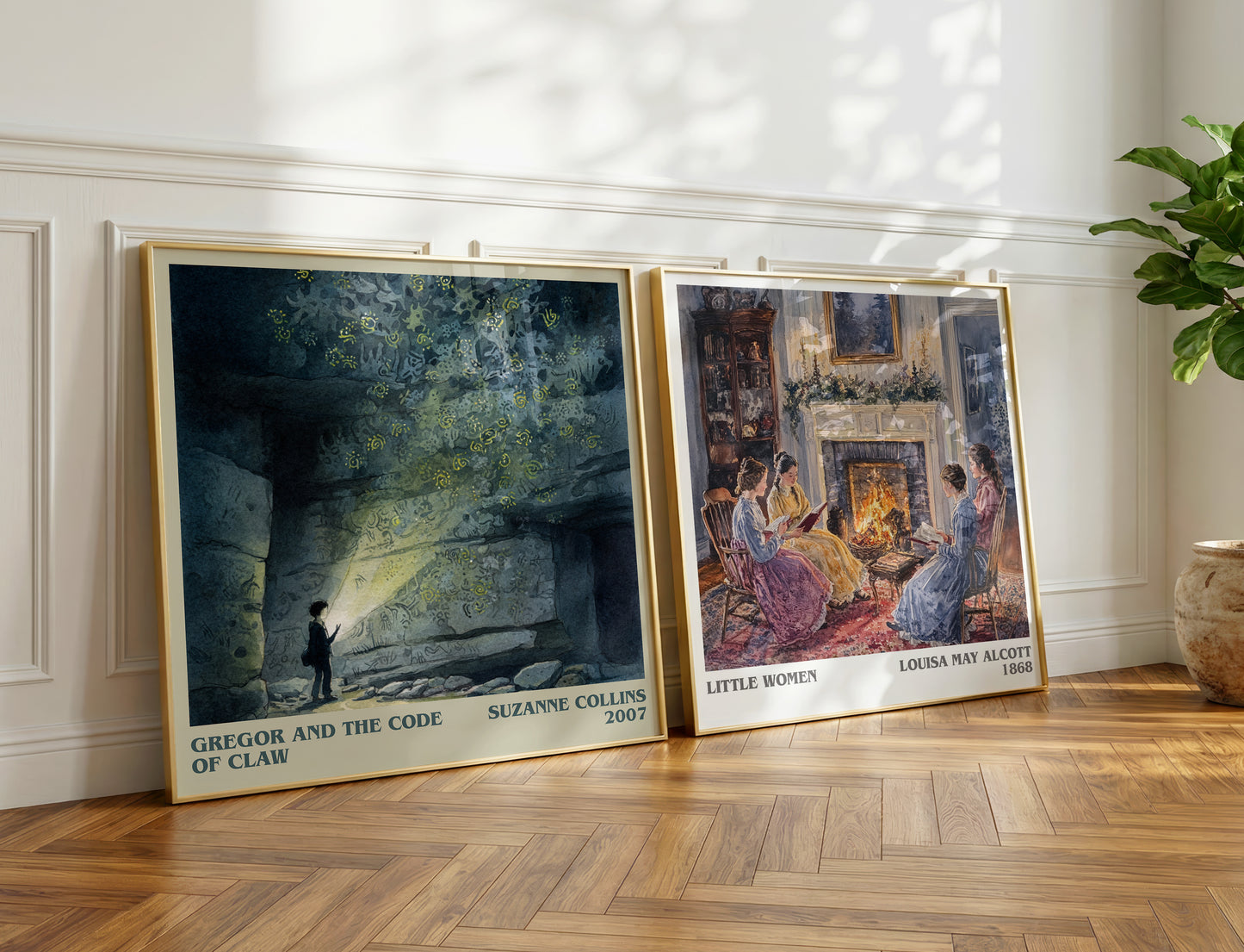 Gregor and the Code of Claw book poster packaging – museum-quality print rolled in protective tube