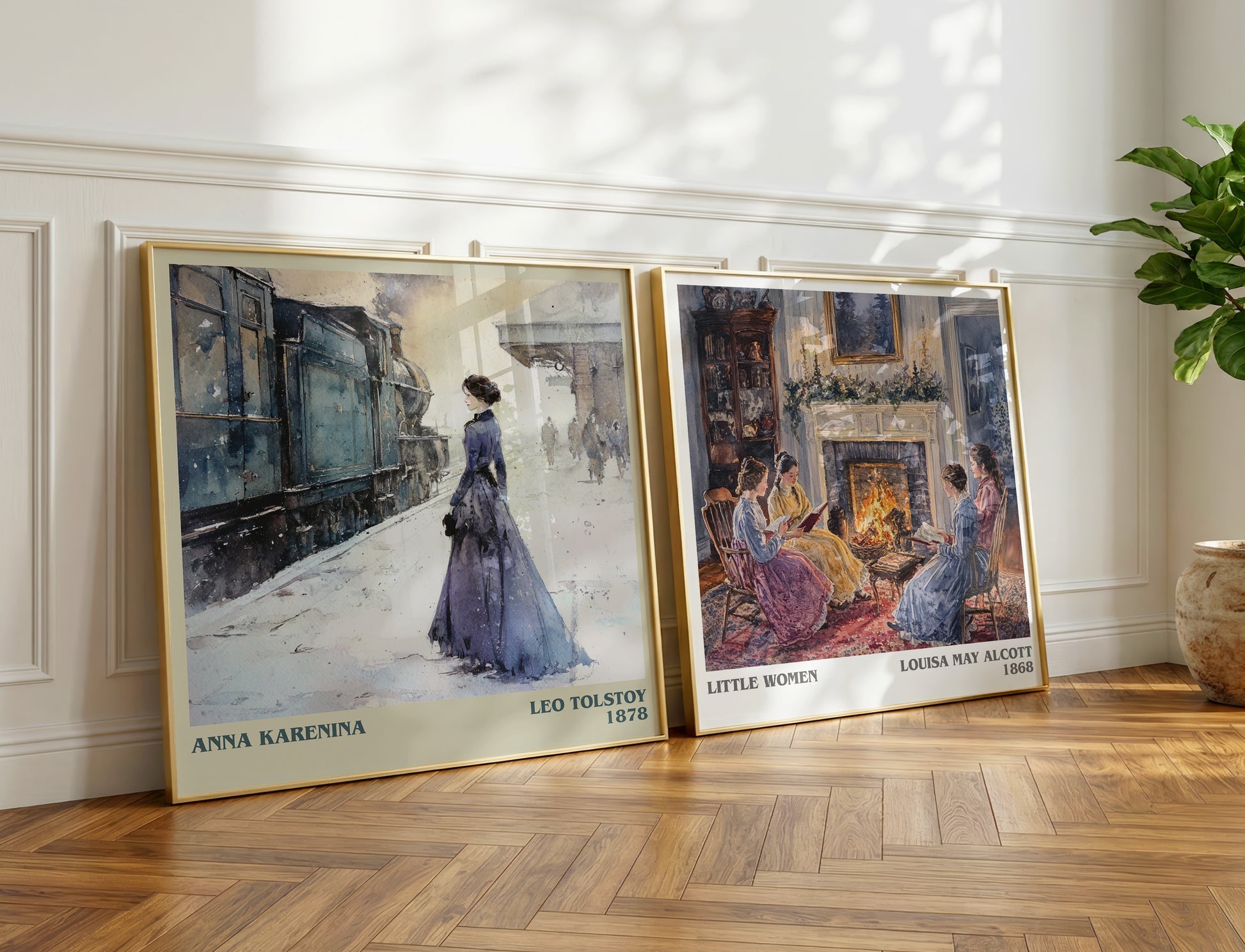 Anna Karenina book poster packaging – museum-quality print rolled in protective tube
