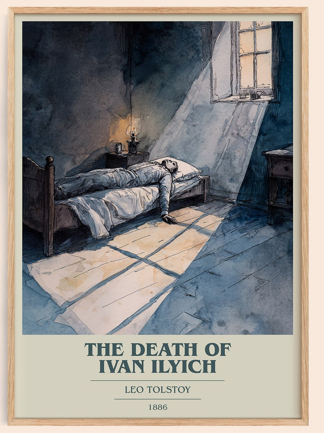 The Death Of Ivan Ilyich Book Cover Poster by Leo Tolstoy
