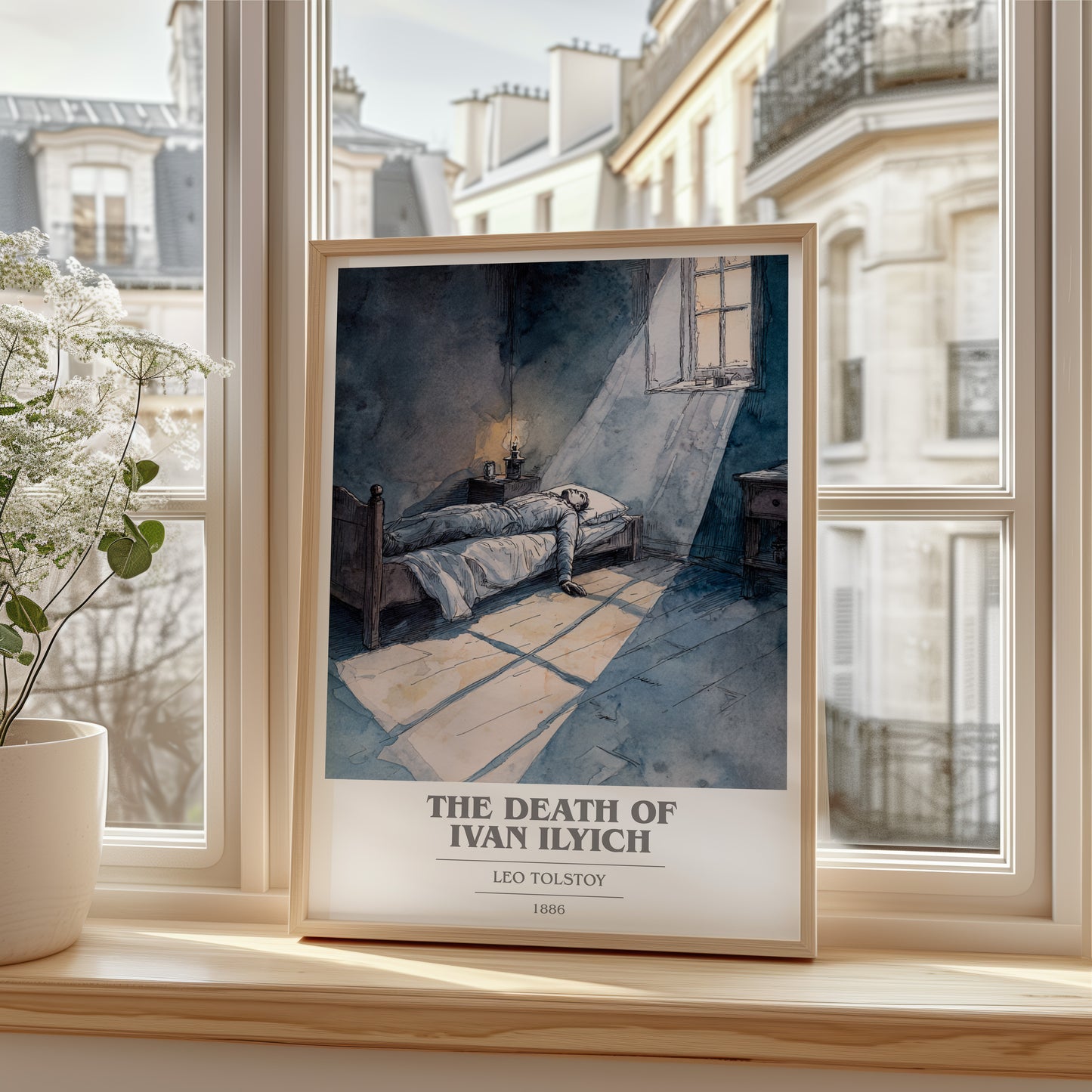 The Death Of Ivan Ilyich book cover poster colour and style options – Leo Tolstoy book art