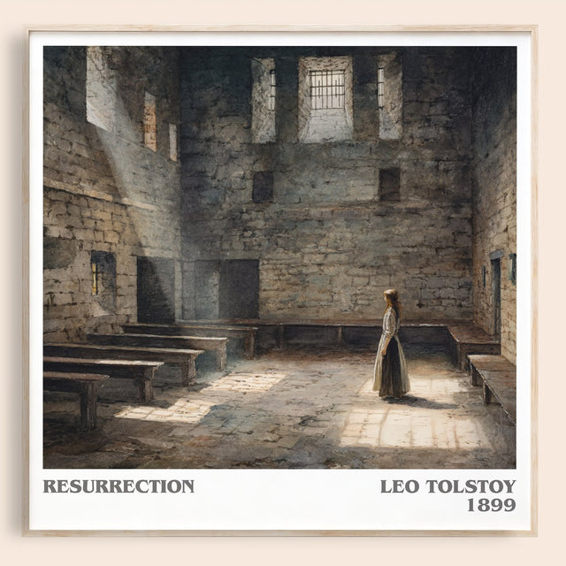 Resurrection Literary Art Print by Leo Tolstoy