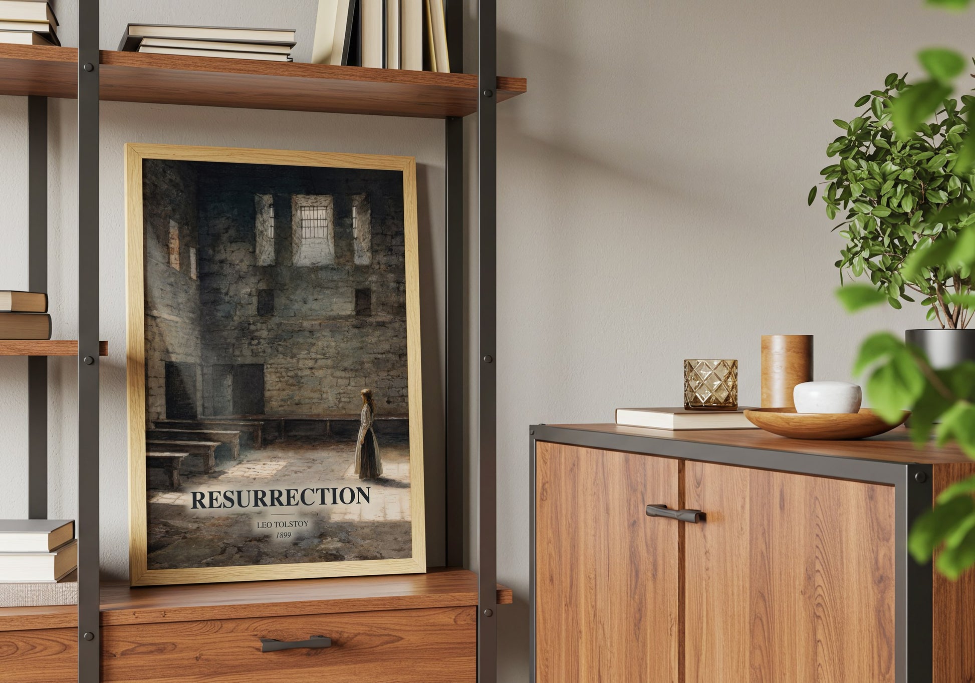 Resurrection book watercolour illustration paper finish options – matte satin gloss