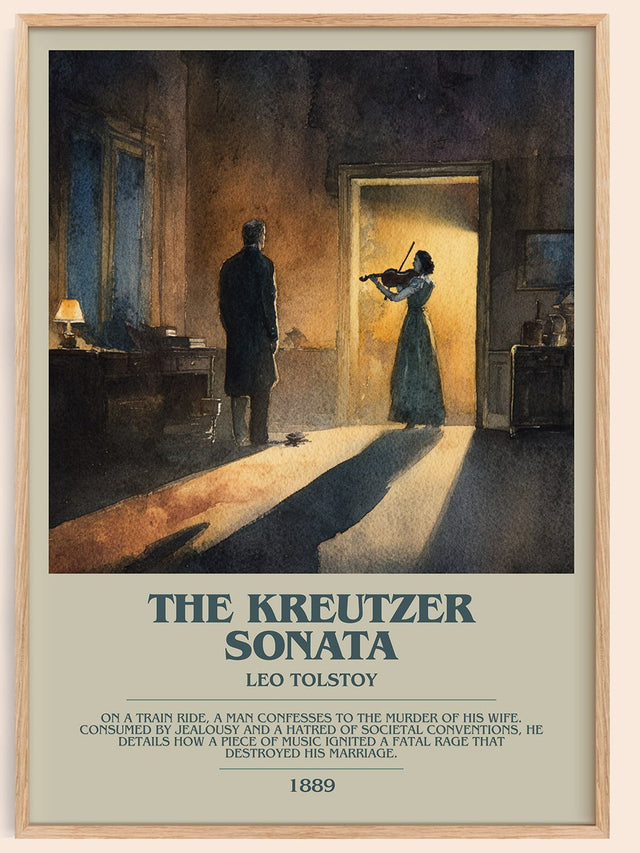 The Kreutzer Sonata Bookish Wall Art by Leo Tolstoy