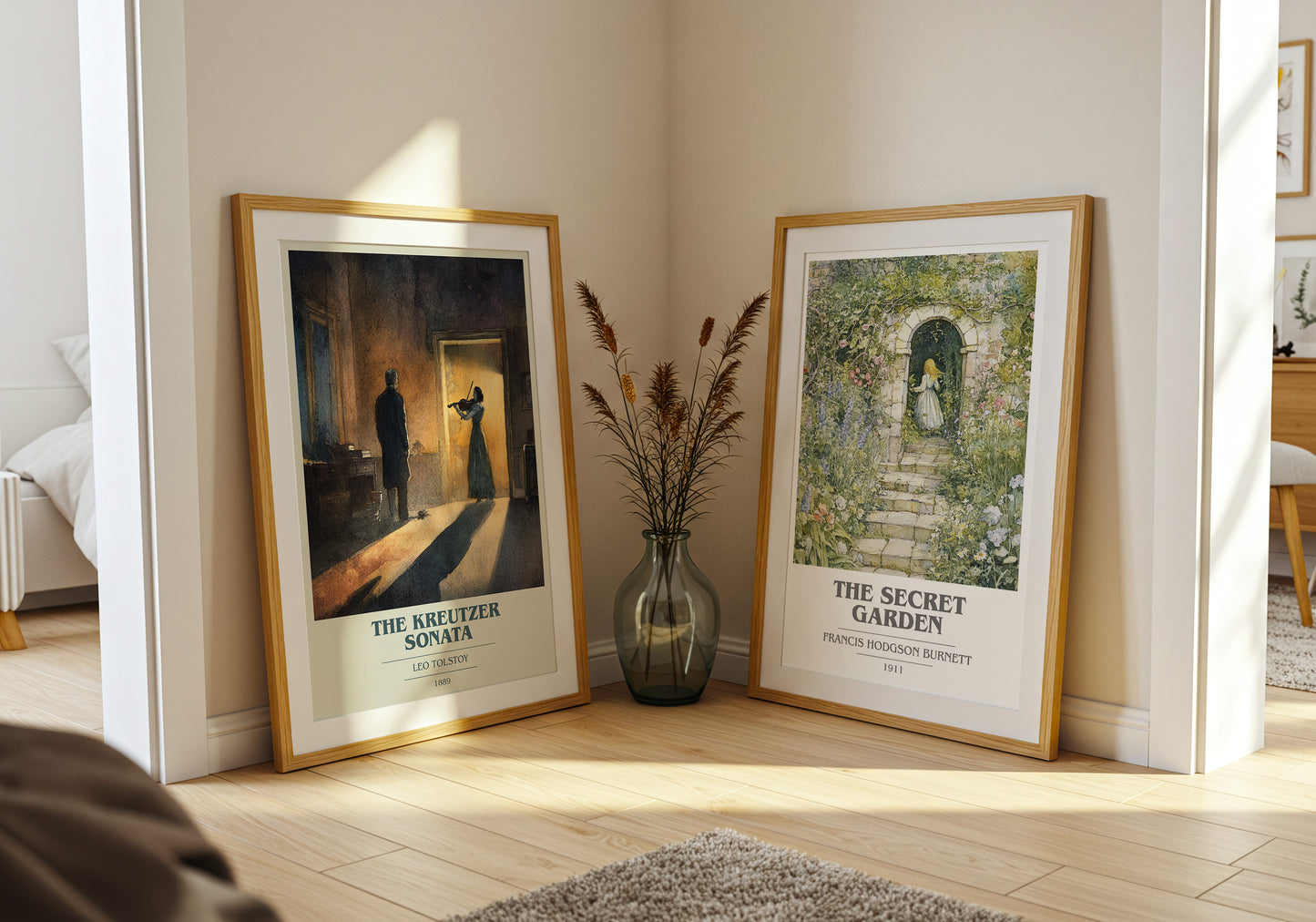 The Kreutzer Sonata book cover book poster framed on wall – classic literature wall art