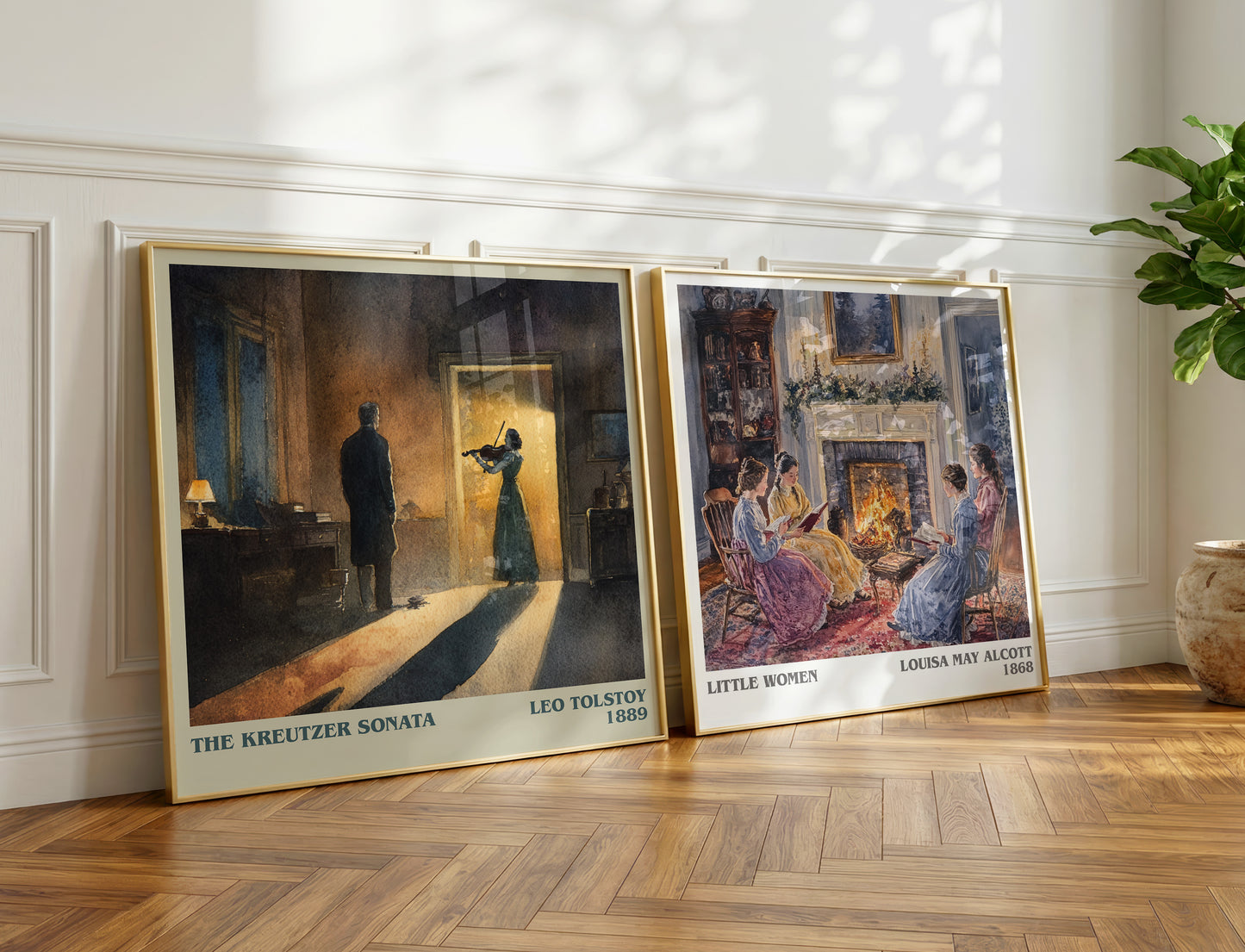 The Kreutzer Sonata book poster packaging – museum-quality print rolled in protective tube