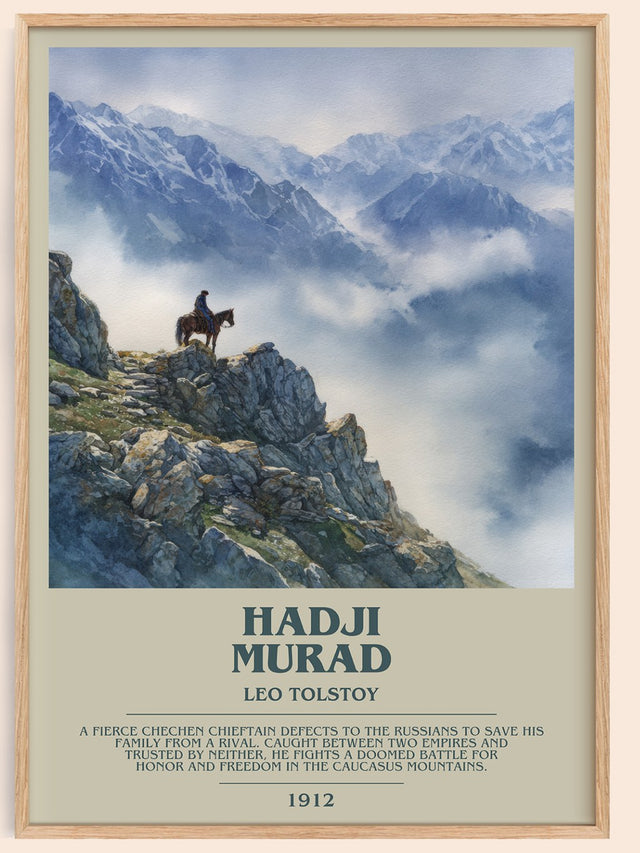 Hadji Murad Bookish Wall Art by Leo Tolstoy