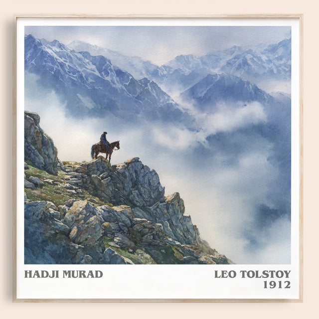 Hadji Murad Literary Art Print by Leo Tolstoy
