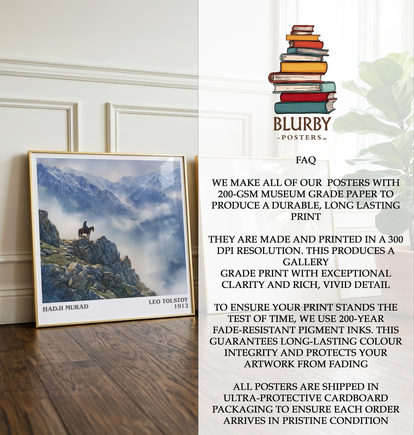 Hadji Murad Literary Art Print by Leo Tolstoy