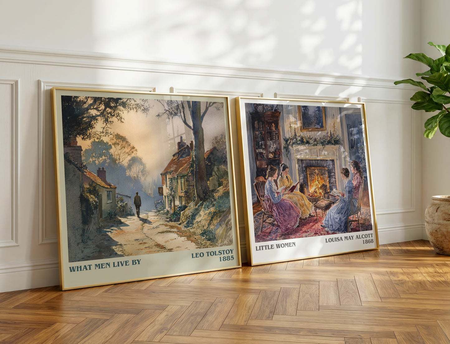 What Men Live By book poster packaging – museum-quality print rolled in protective tube
