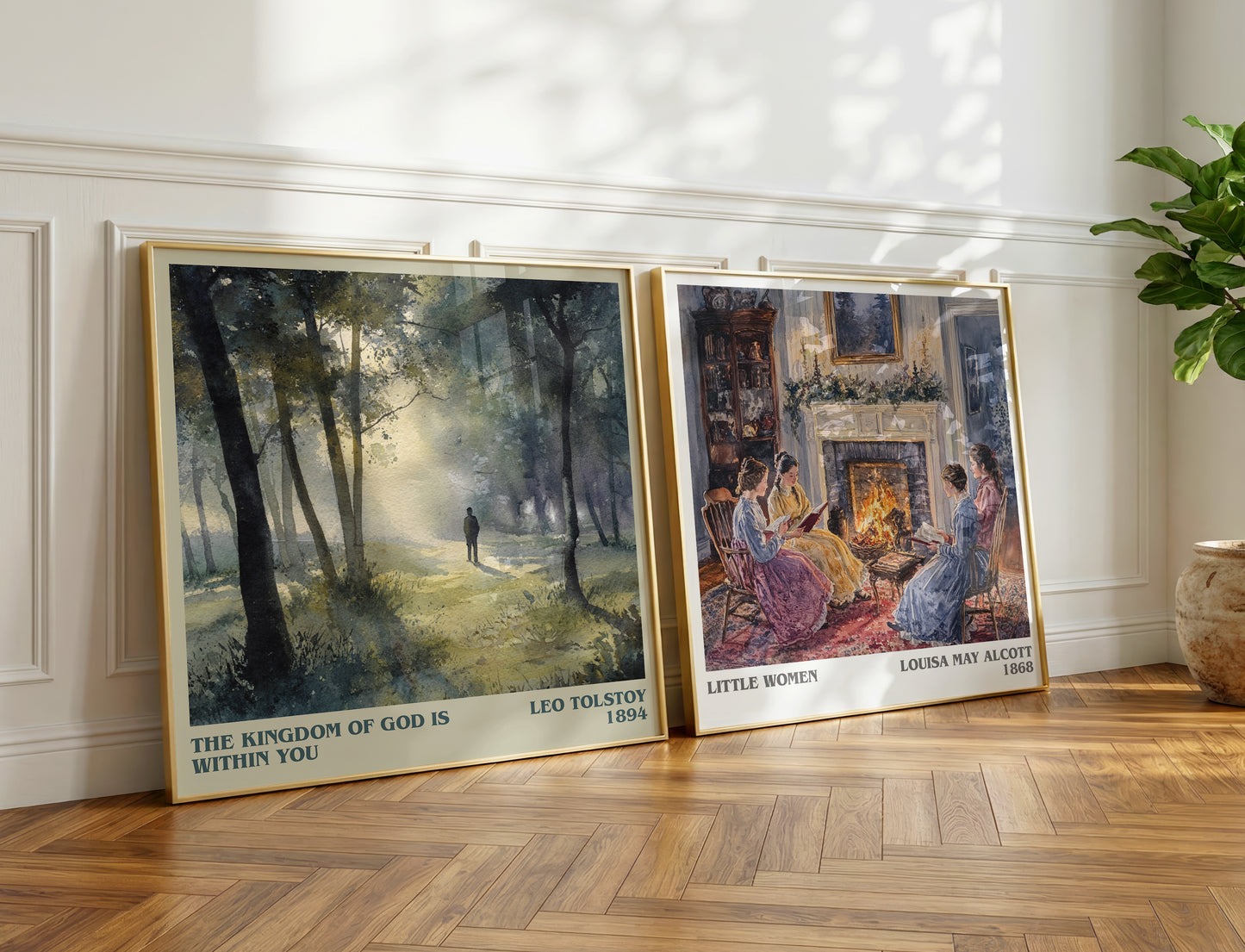 The Kingdom Of God Is Within You book poster packaging – museum-quality print rolled in protective tube