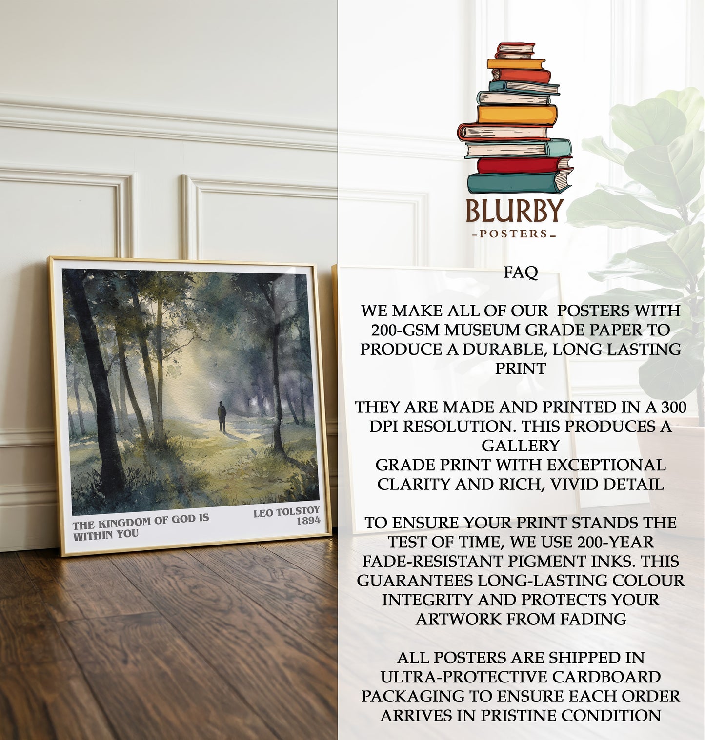 The Kingdom Of God Is Within You Literary Art Print by Leo Tolstoy