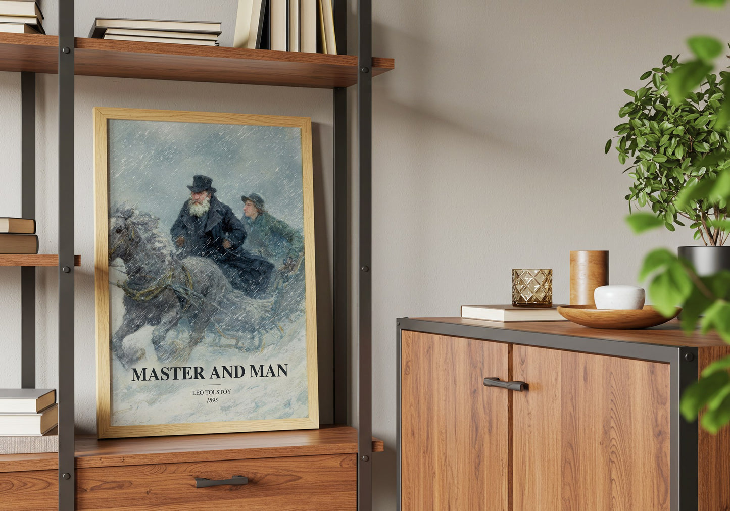 Master And Man book watercolour illustration paper finish options – matte satin gloss