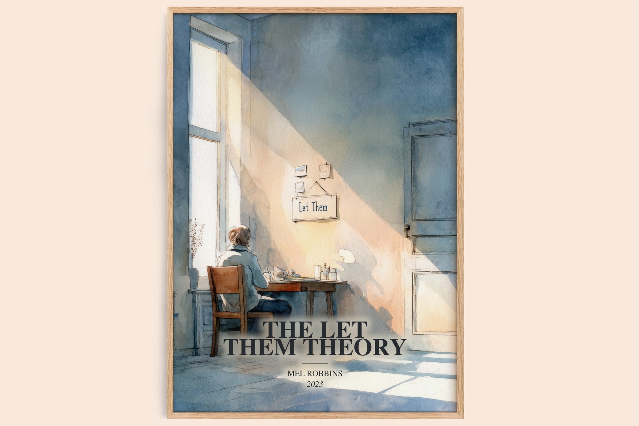 The Let Them Theory Book Watercolour Illustration by Mel Robbins