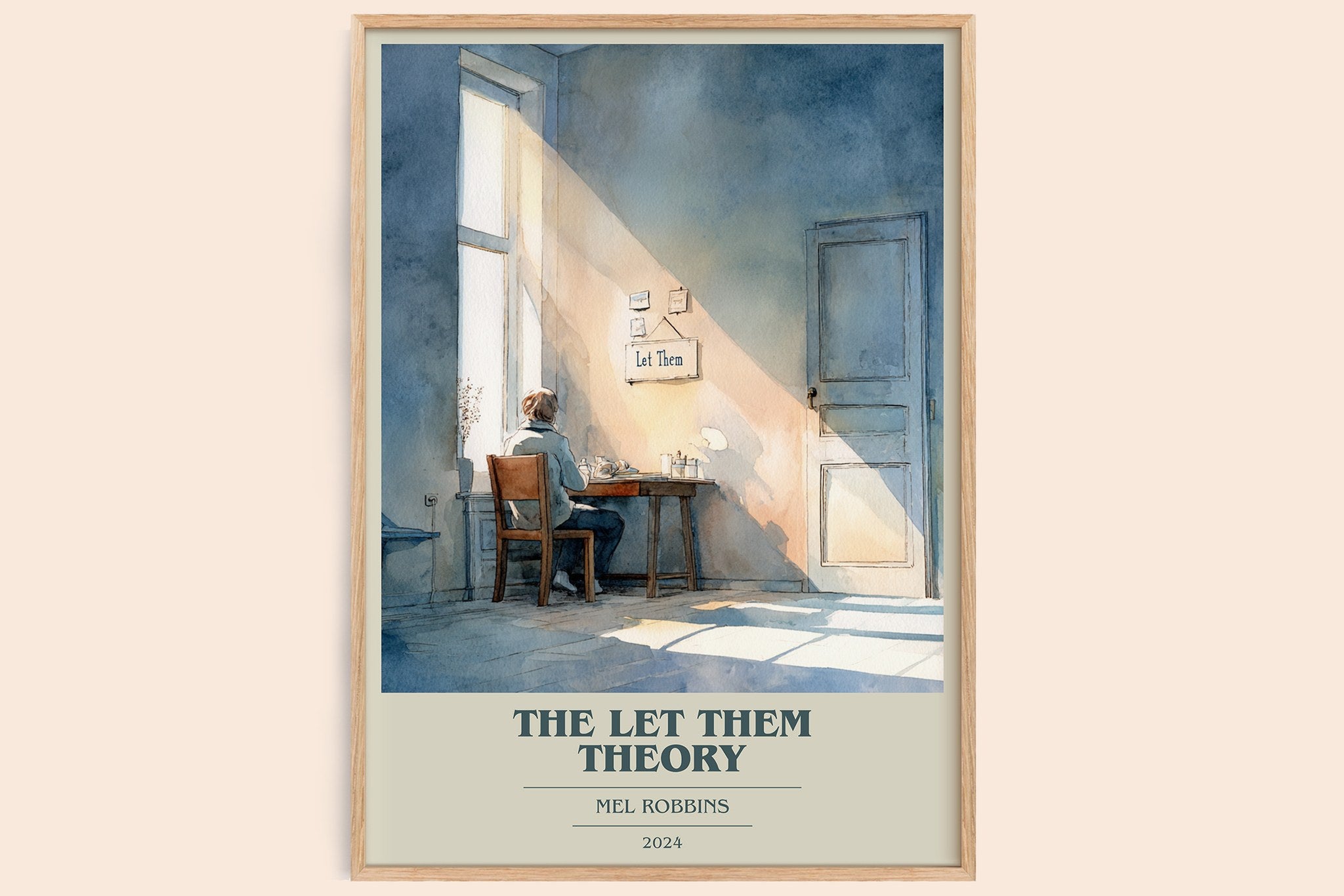 The Let Them Theory Book Cover Poster by Mel Robbins