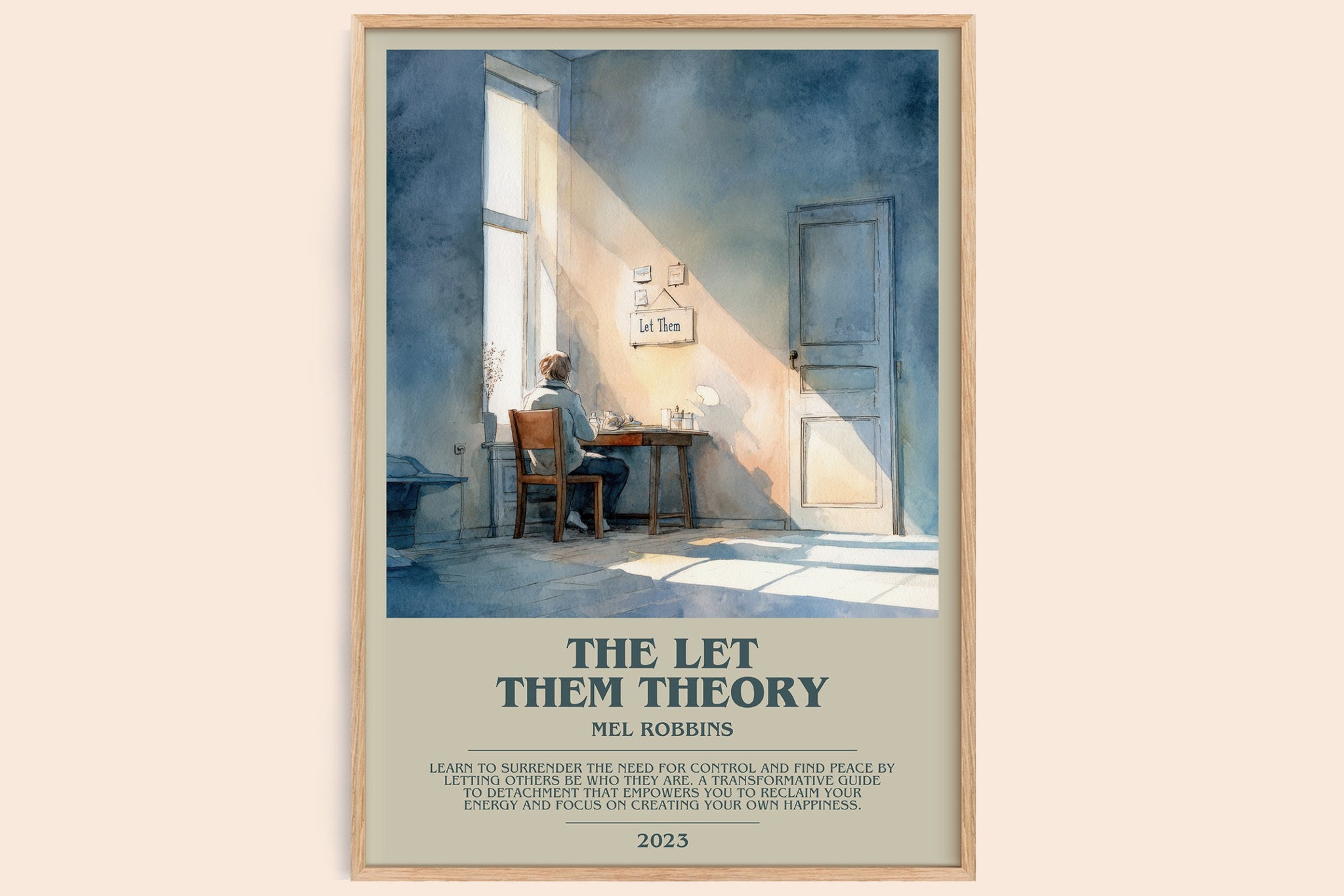The Let Them Theory Bookish Wall Art by Mel Robbins