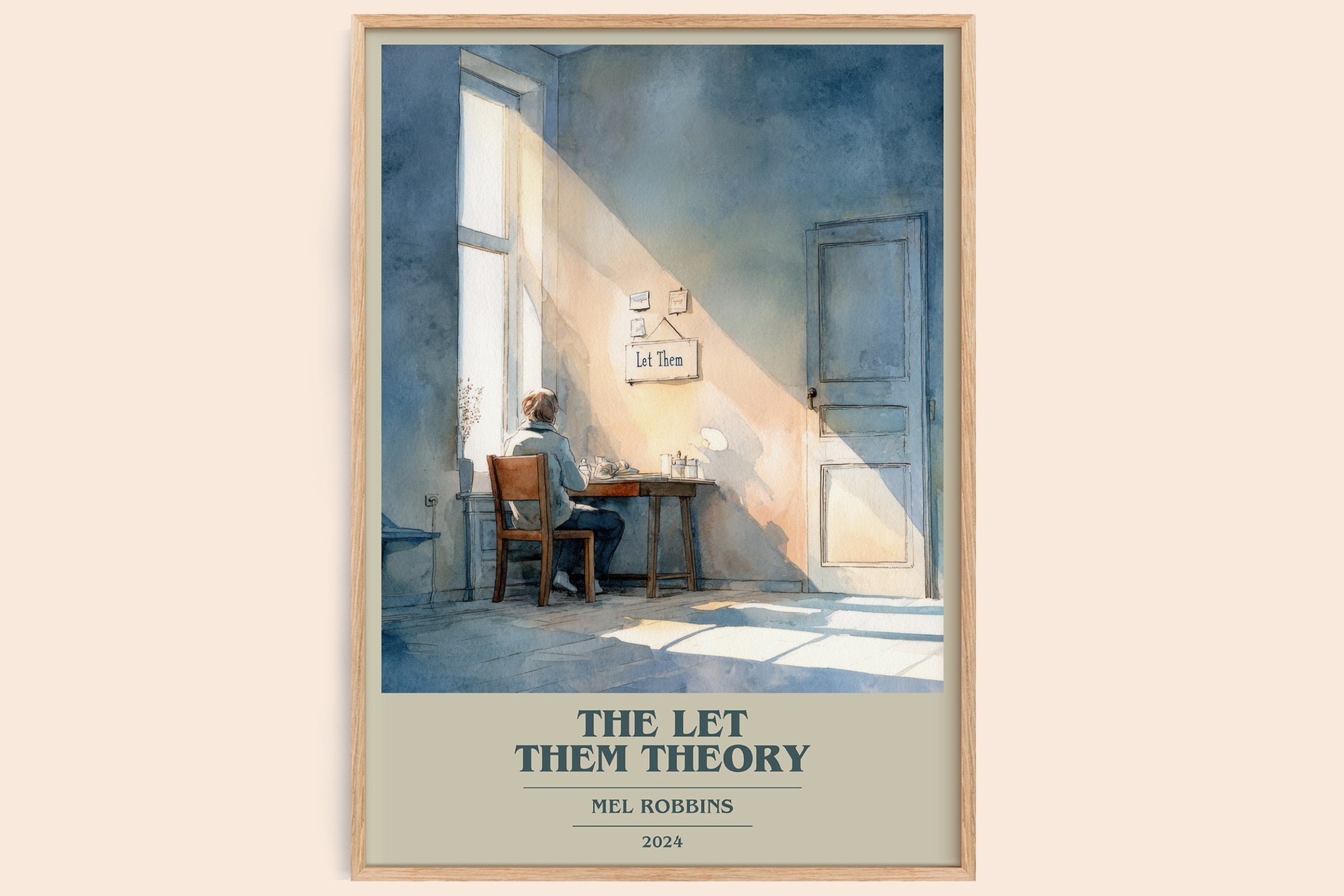 The Let Them Theory Book Cover Poster by Mel Robbins
