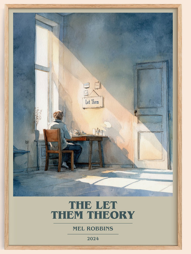 The Let Them Theory Book Cover Poster by Mel Robbins