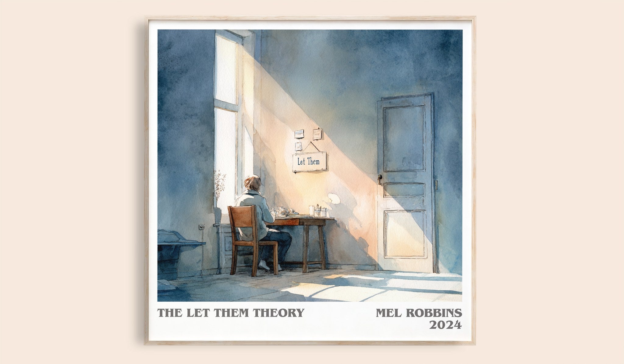 The Let Them Theory Literary Art Print by Mel Robbins