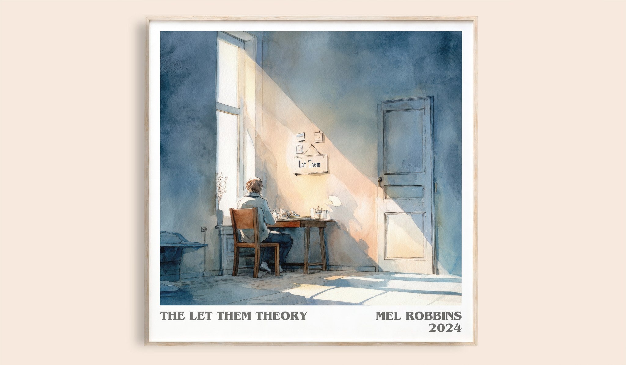 The Let Them Theory Literary Art Print by Mel Robbins