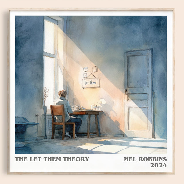 The Let Them Theory Literary Art Print by Mel Robbins