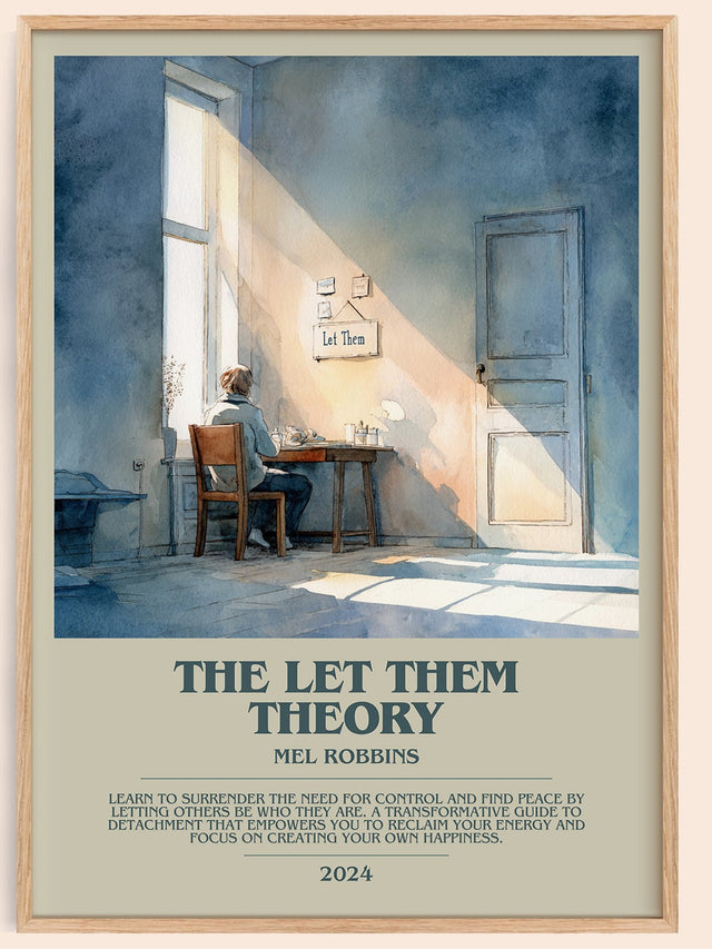 The Let Them Theory Bookish Wall Art by Mel Robbins