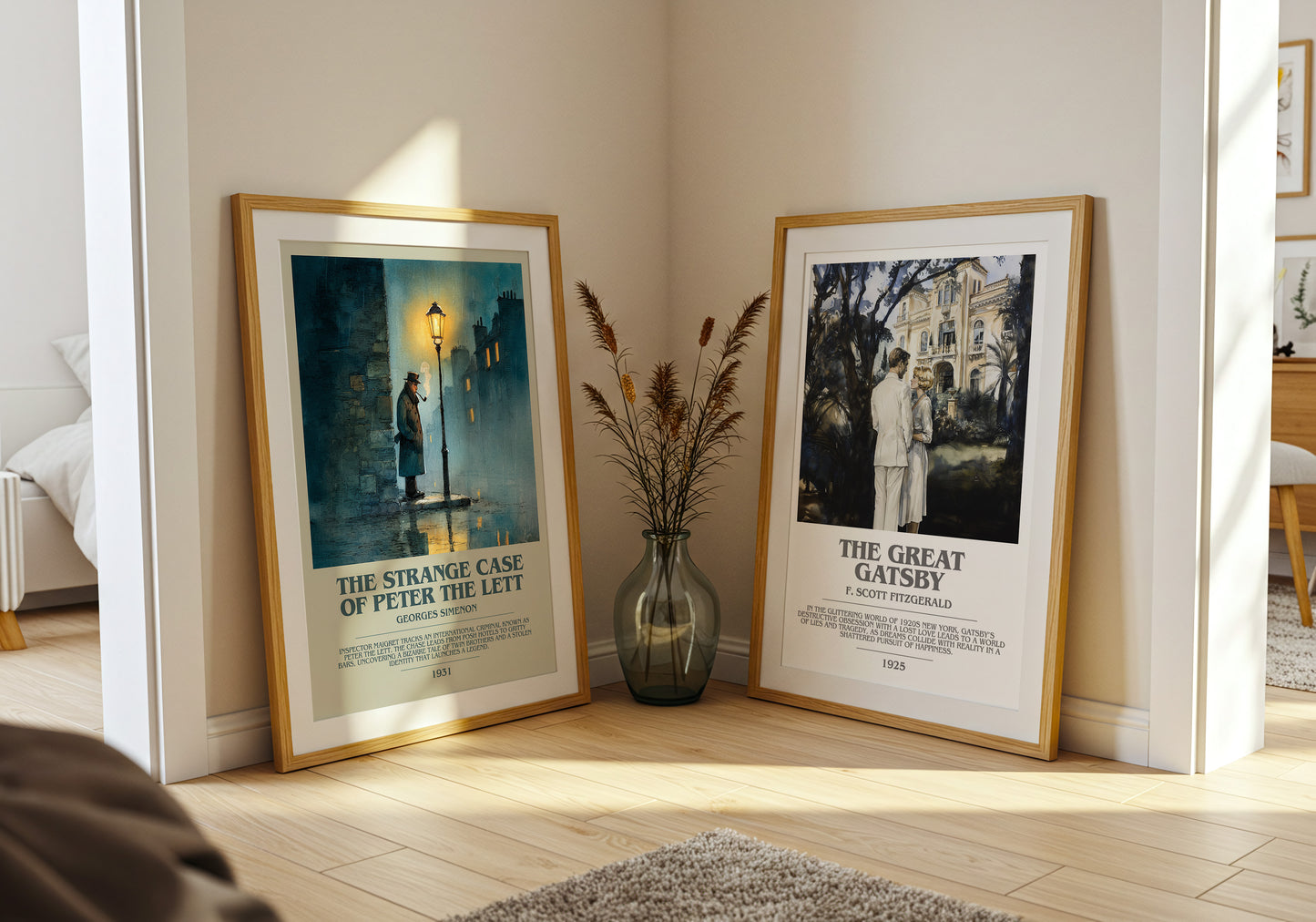 The Strange Case of Peter the Lett bookish book poster framed on wall – non fiction wall art