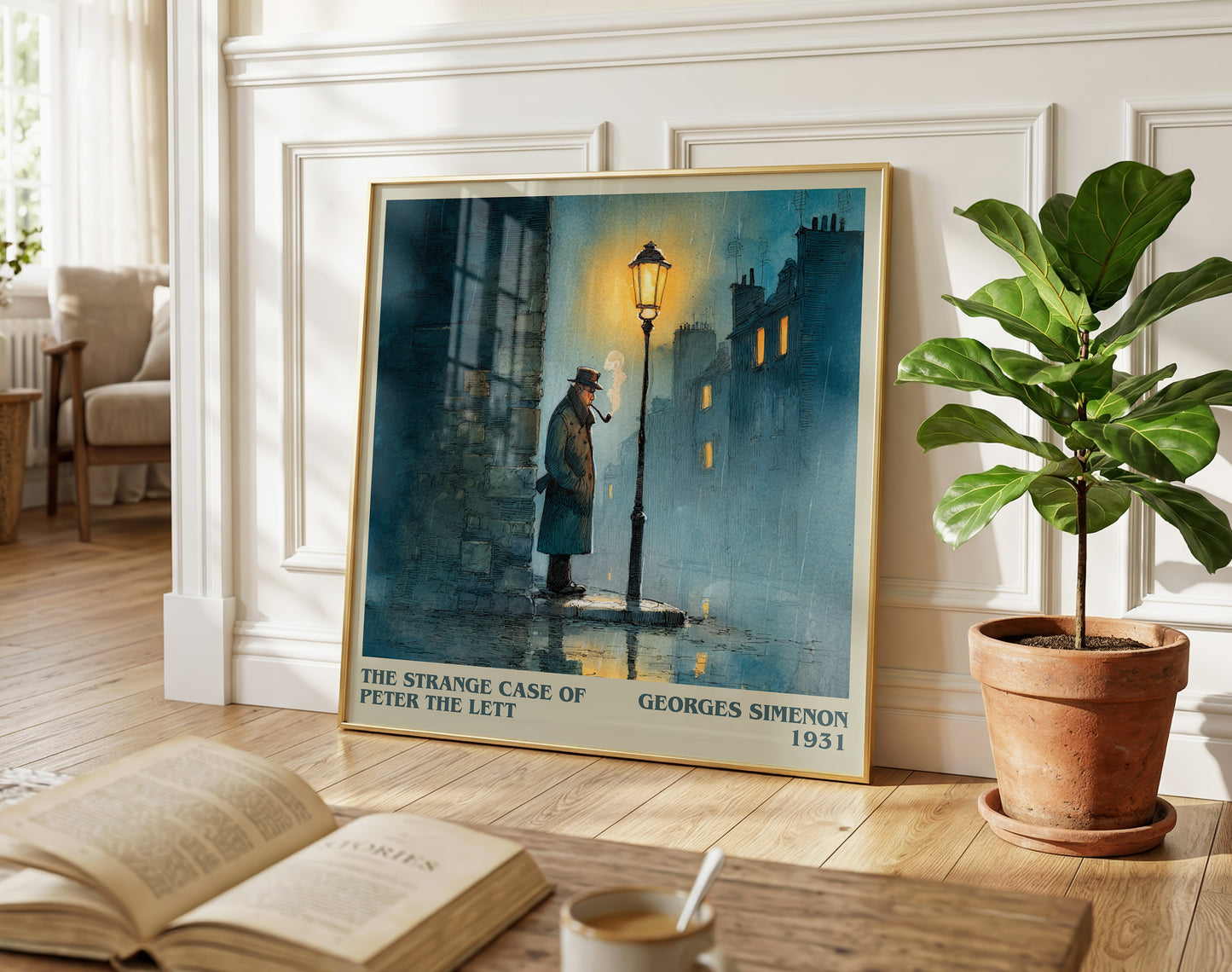 The Strange Case of Peter the Lett literary poster paired in gallery wall – literary art prints