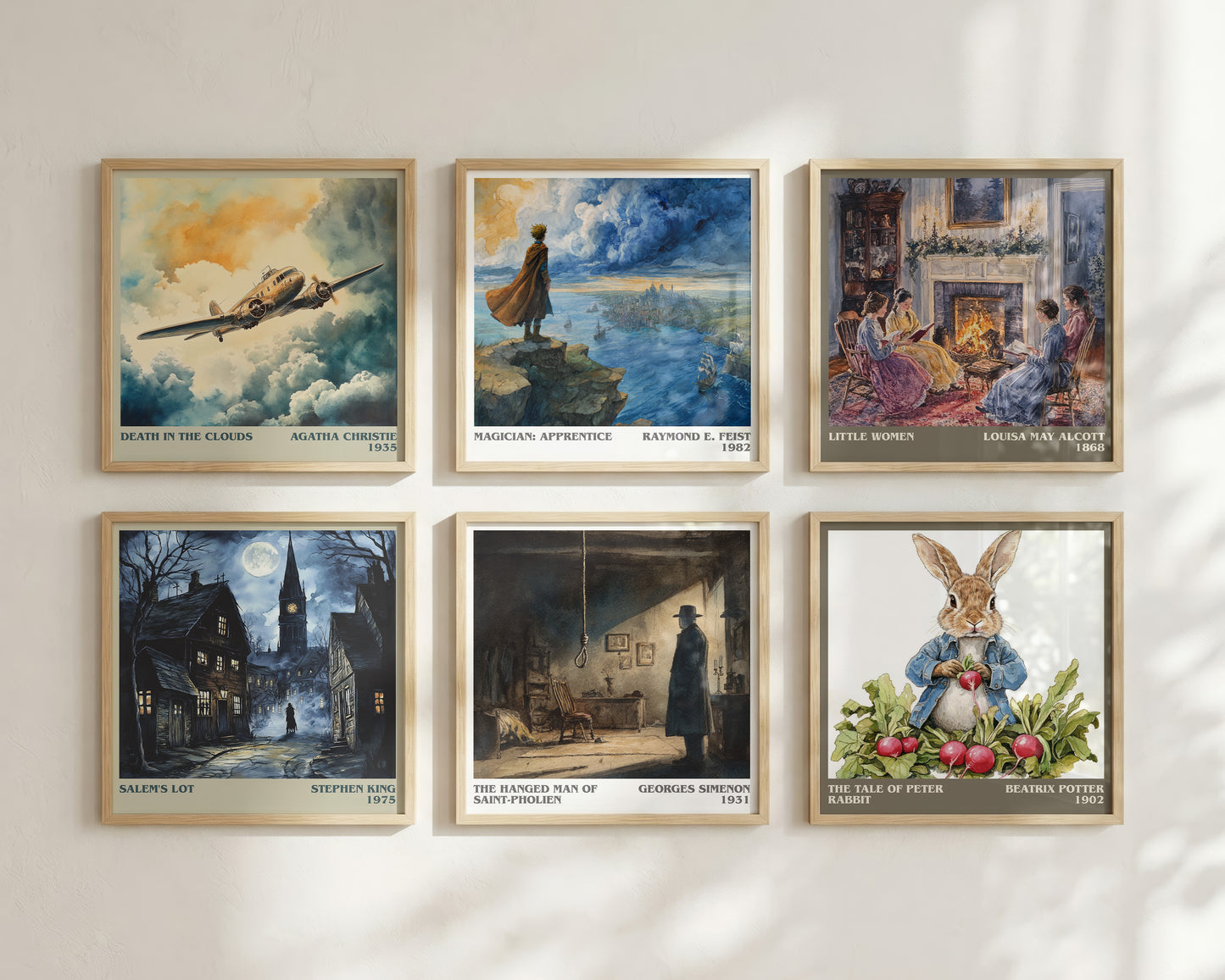 The Hanged Man Of Saint-Pholien literary book poster framed on wall – fantasy wall art