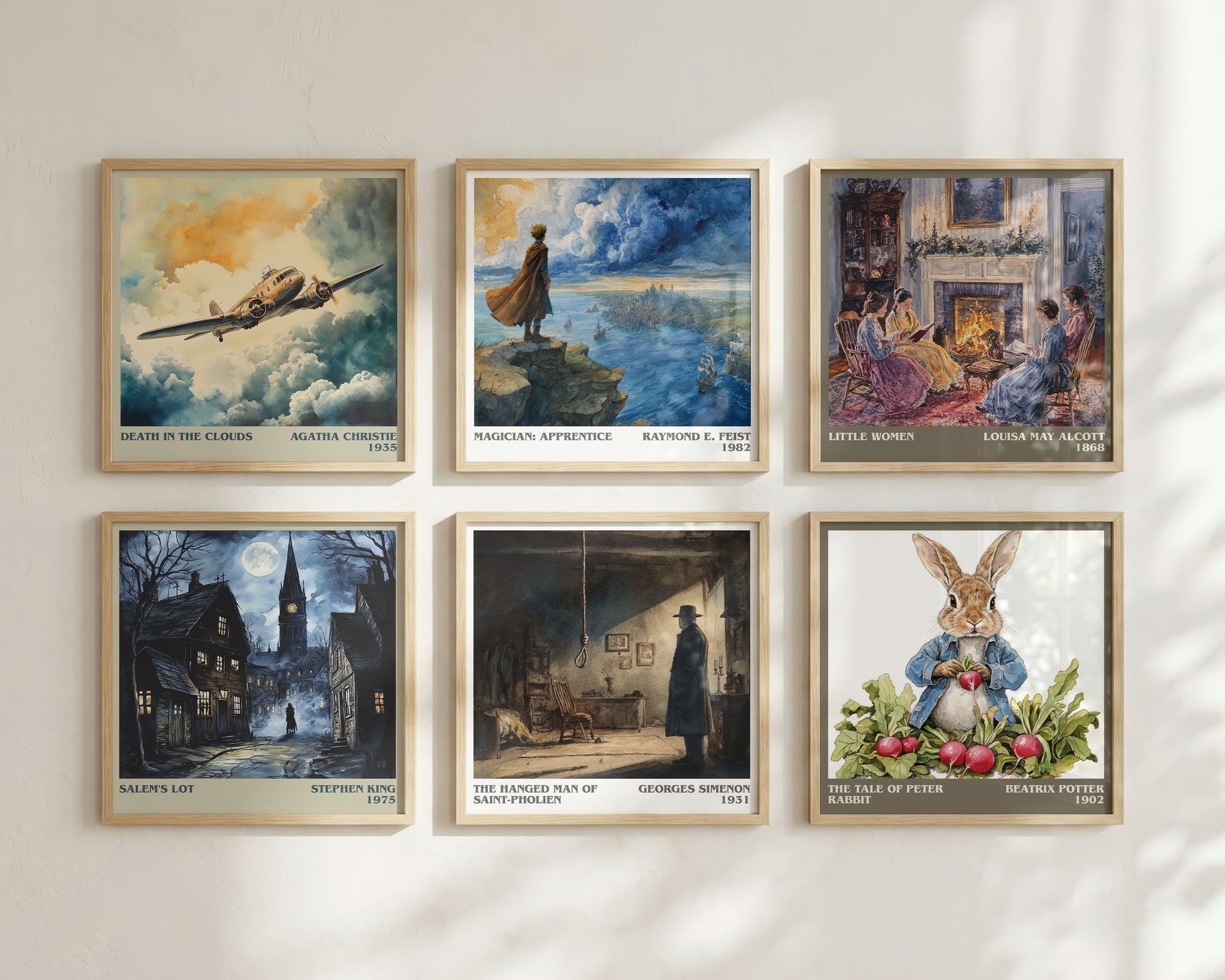 The Hanged Man Of Saint-Pholien literary book poster framed on wall – fantasy wall art