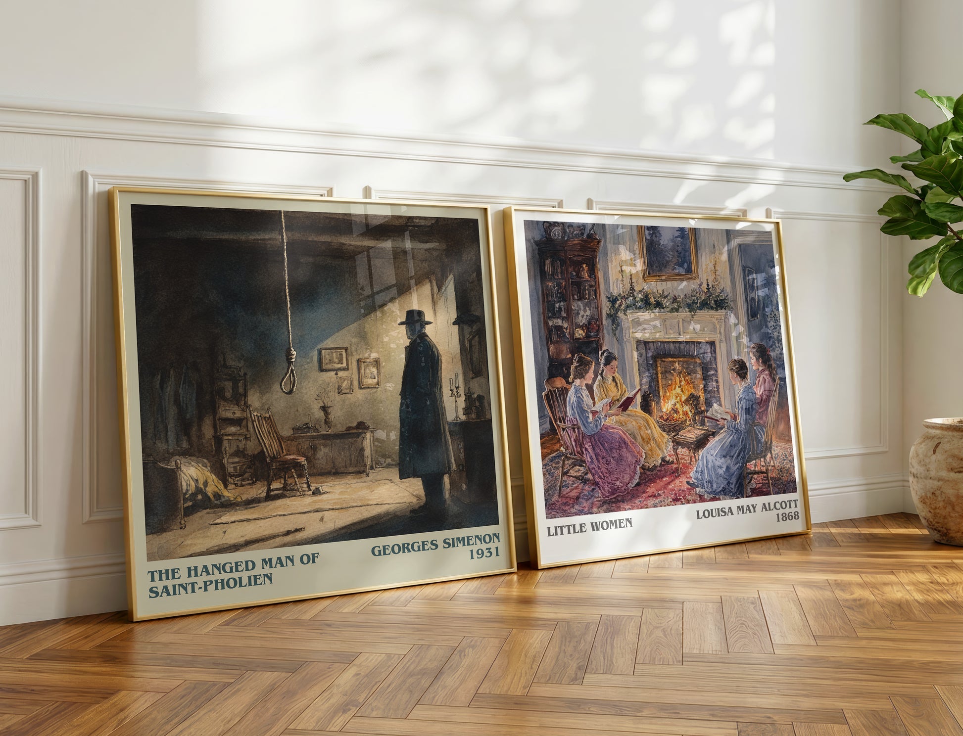 The Hanged Man Of Saint-Pholien book poster packaging – museum-quality print rolled in protective tube