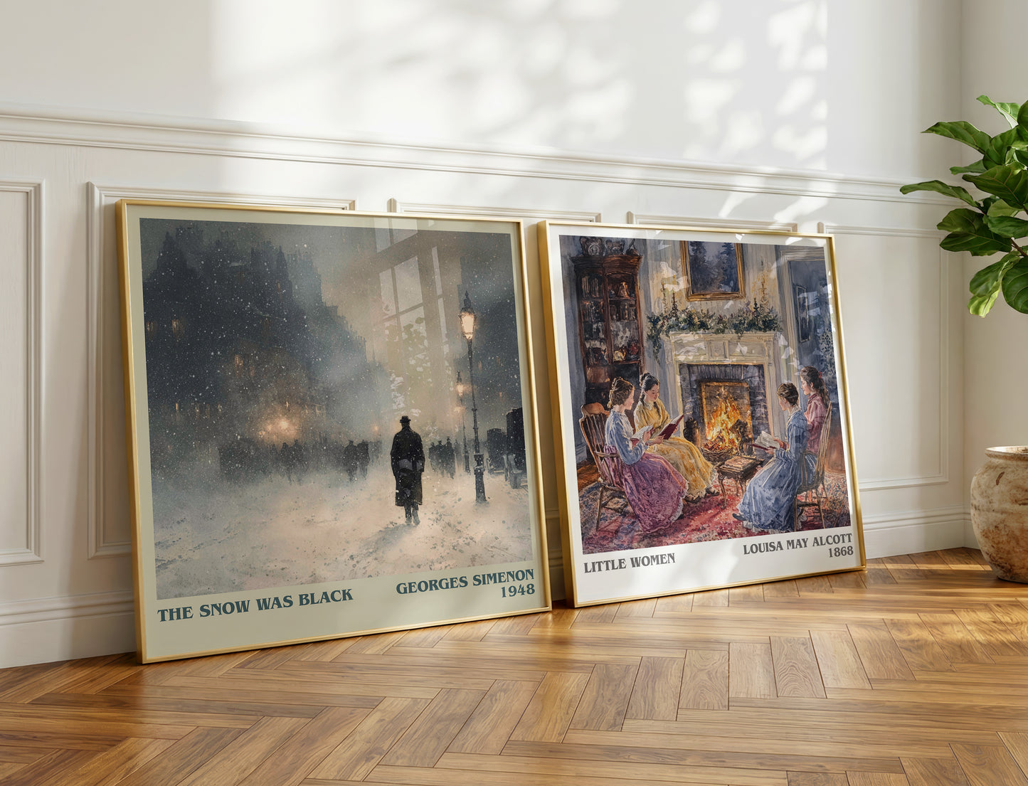 The Snow was Black book poster packaging – museum-quality print rolled in protective tube