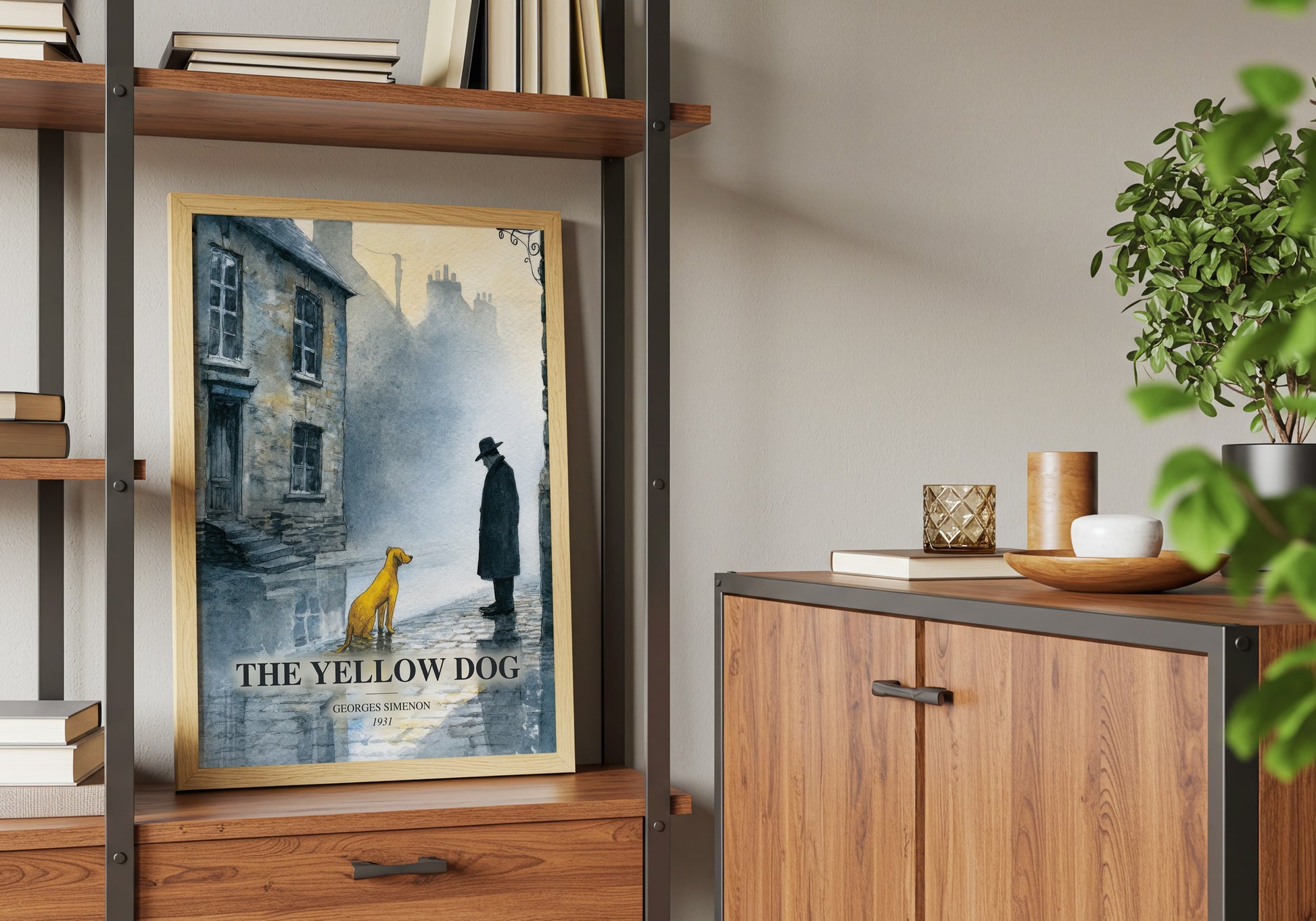 The Yellow Dog book watercolour illustration paper finish options – matte satin gloss