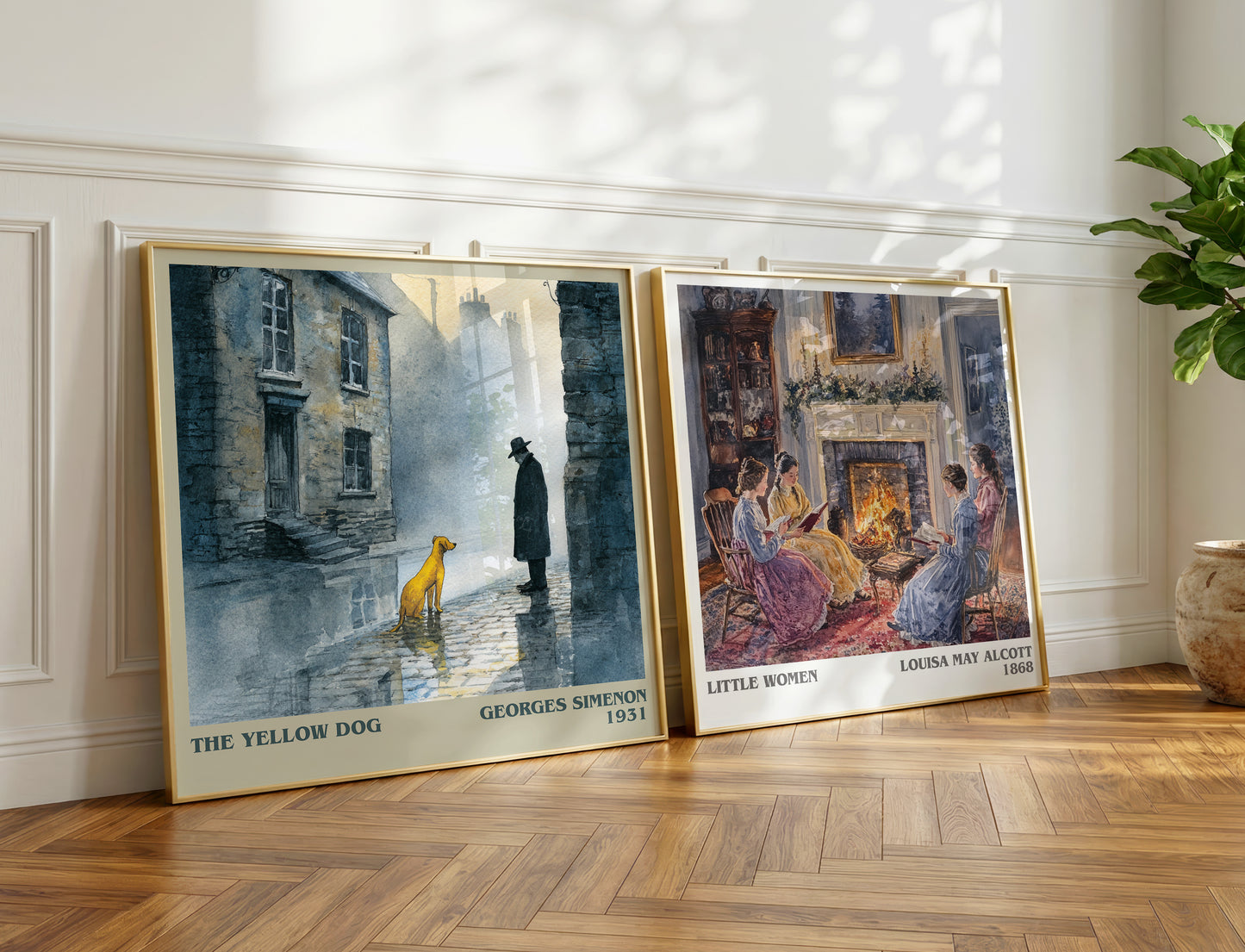 The Yellow Dog book poster packaging – museum-quality print rolled in protective tube