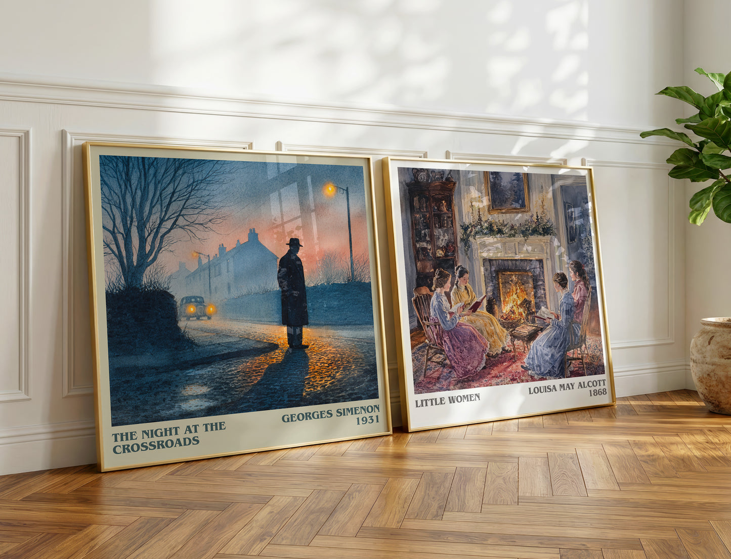 The Night At The Crossroads book poster packaging – museum-quality print rolled in protective tube