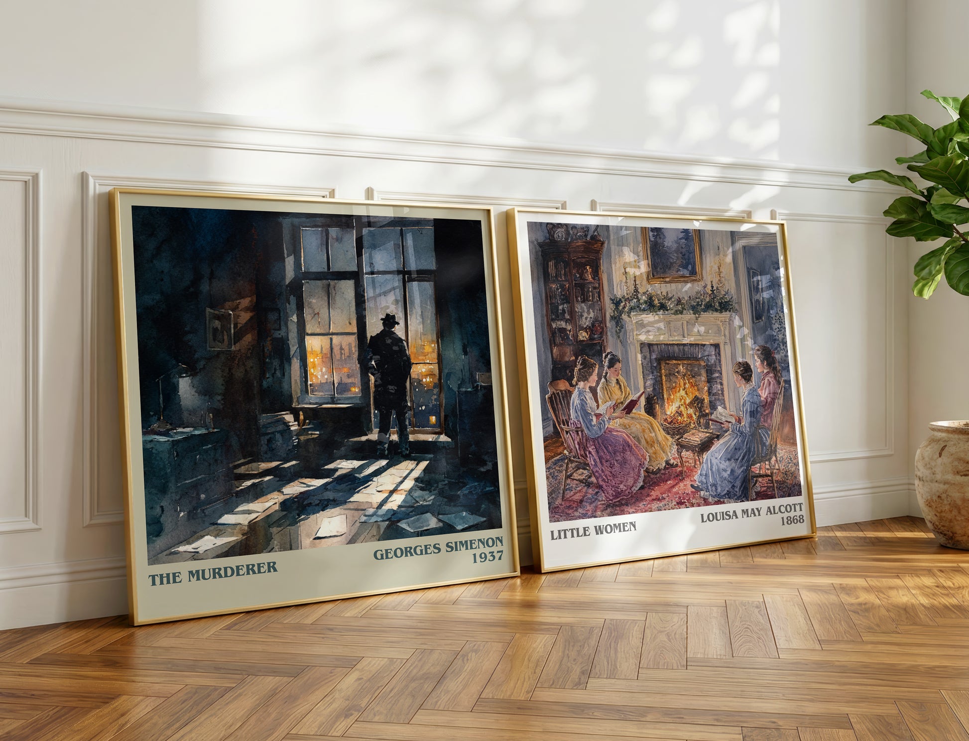 The Murderer book poster packaging – museum-quality print rolled in protective tube