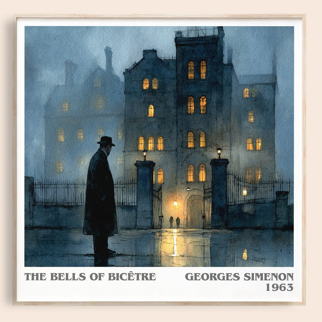 The Bells of Bicêtre Literary Art Print by Georges Simenon