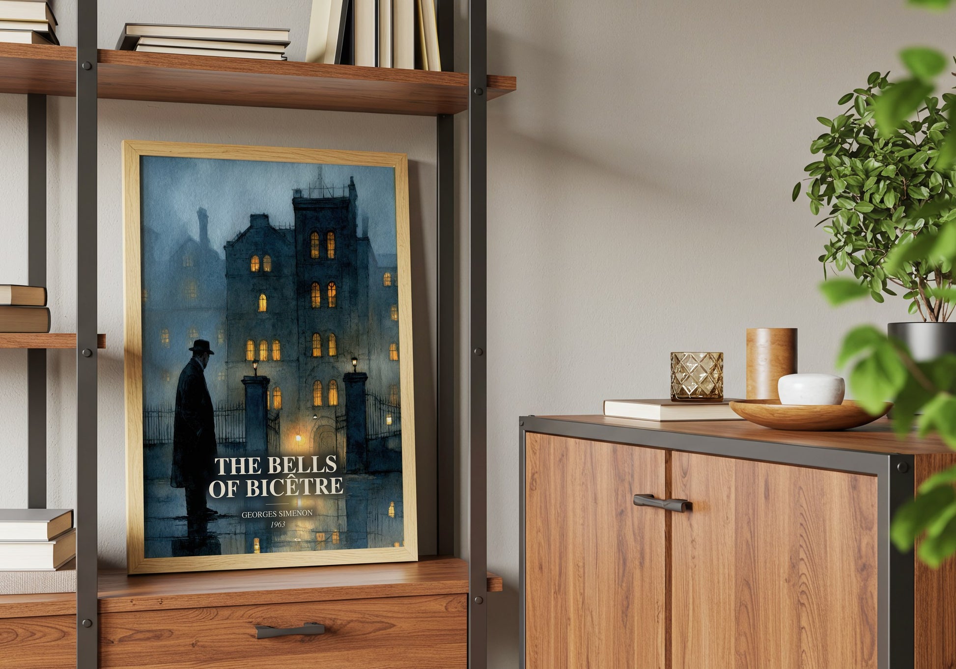 The Bells Of Bicêtre book watercolour illustration paper finish options – matte satin gloss