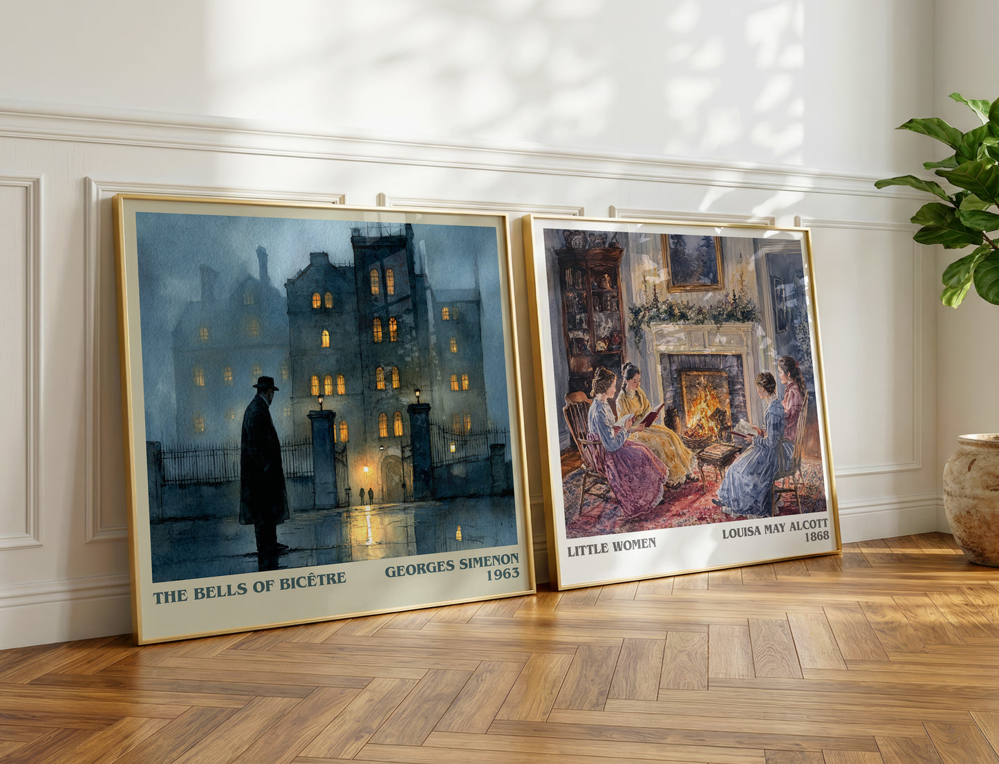 The Bells of Bicêtre book poster packaging – museum-quality print rolled in protective tube