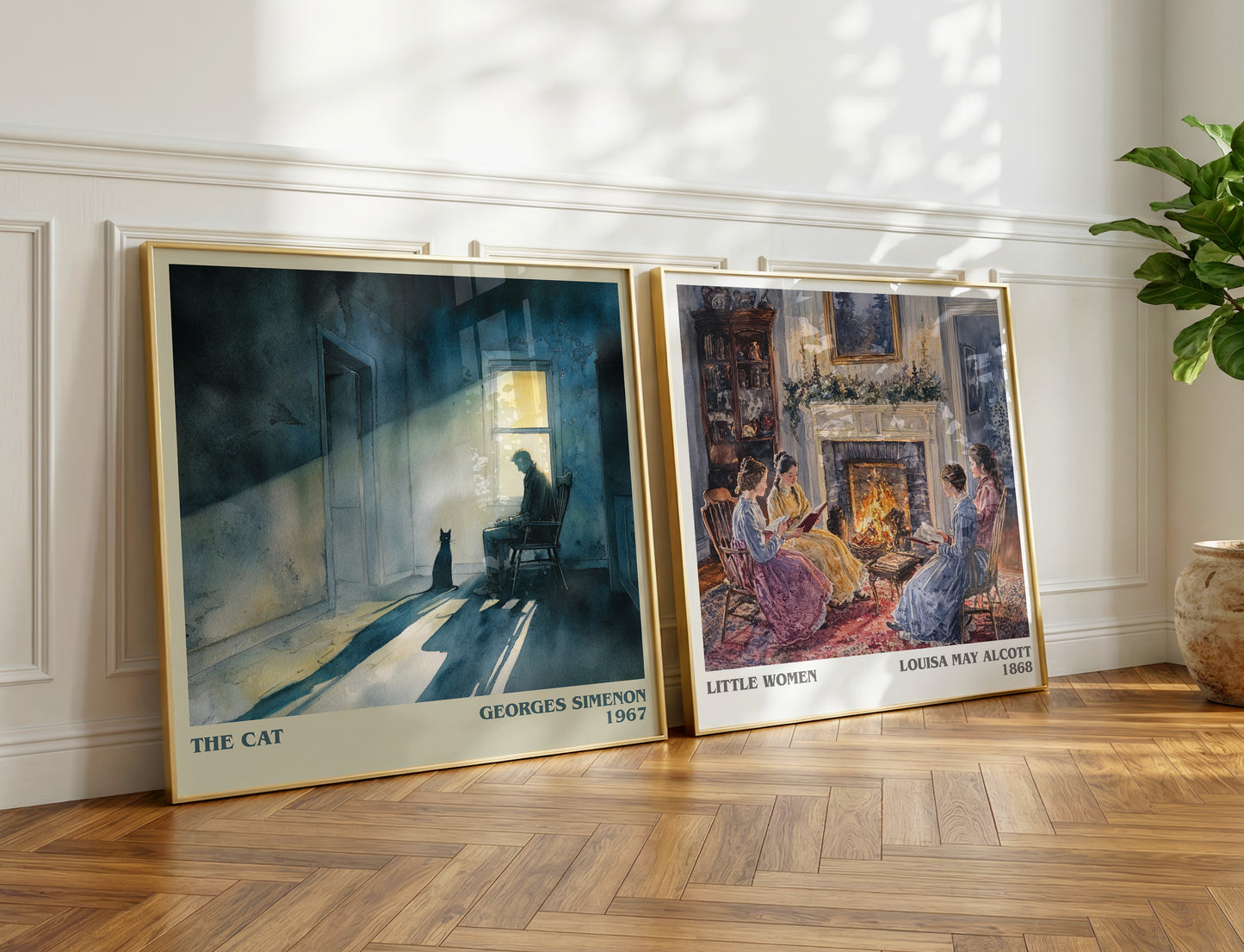 The Cat book poster packaging – museum-quality print rolled in protective tube