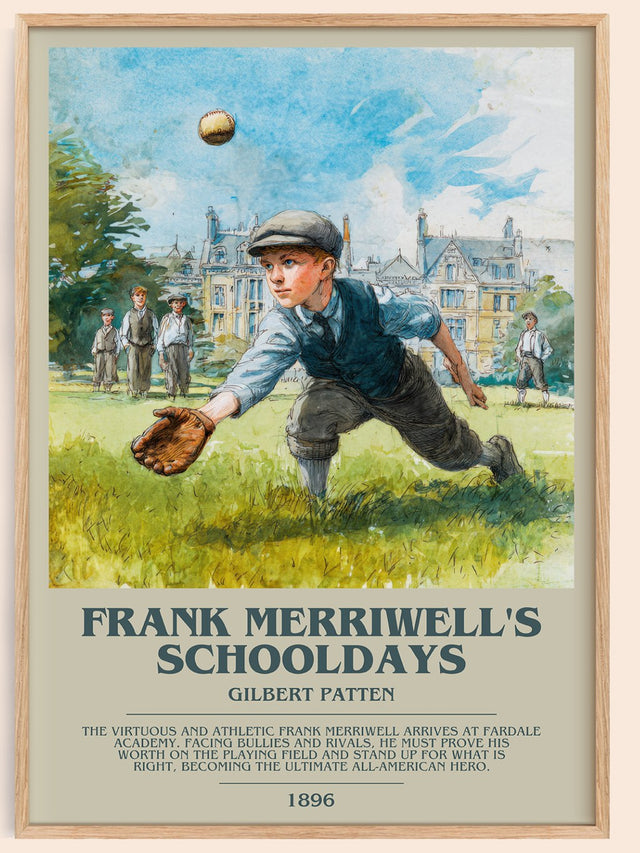 Frank Merriwell's Schooldays Bookish Wall Art by Gilbert Patten