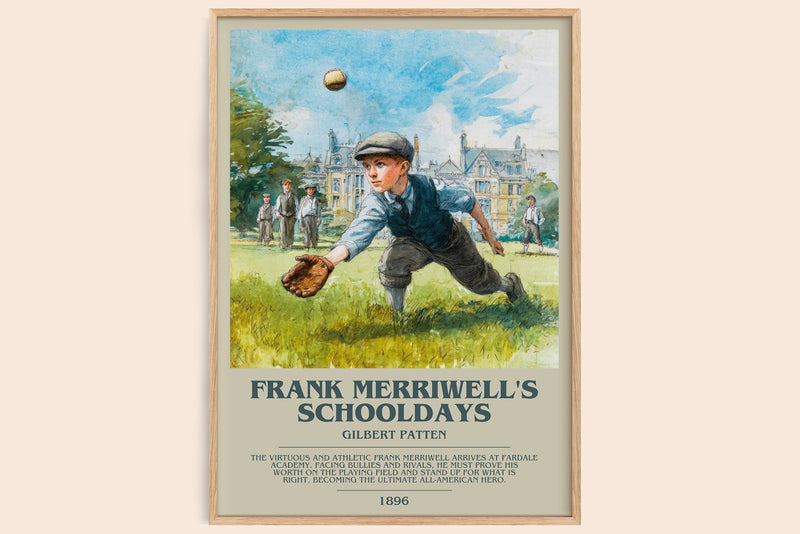 Frank Merriwell's Schooldays Bookish Wall Art by Gilbert Patten (Modern style)