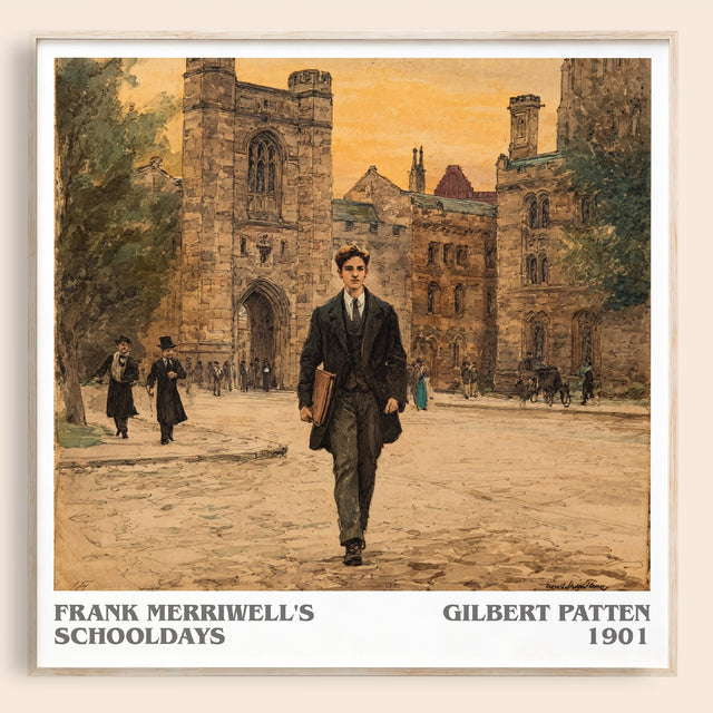 Frank Merriwell's Schooldays Literary Art Print by Gilbert Patten