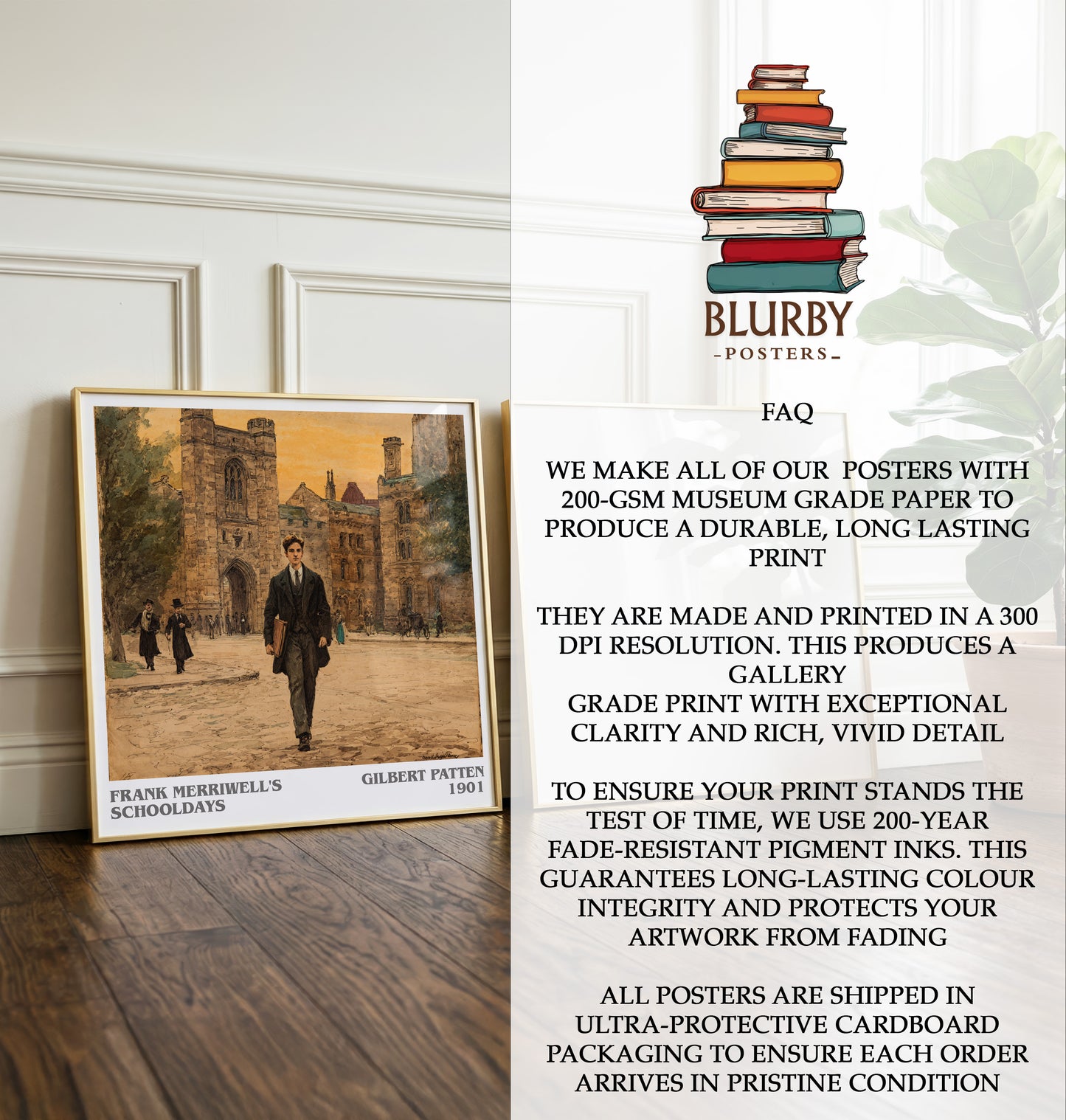 Frank Merriwell's Schooldays Literary Art Print by Gilbert Patten