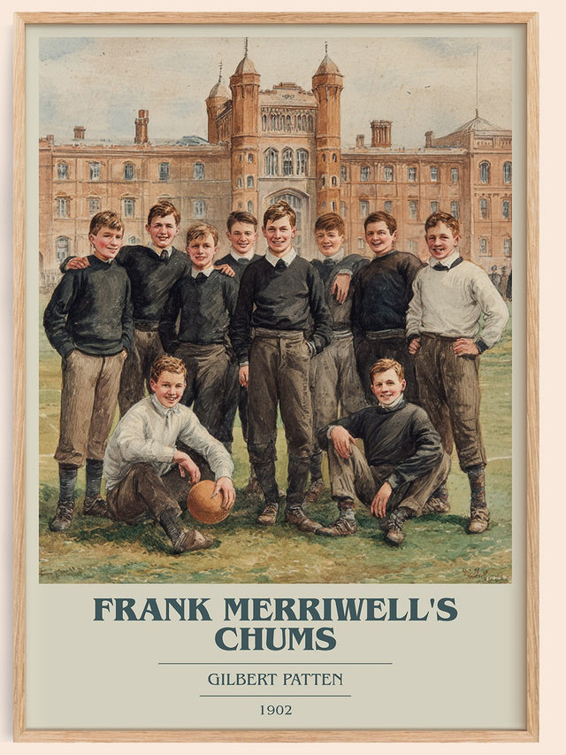 Frank Merriwell's Chums Book Cover Poster by Gilbert Patten