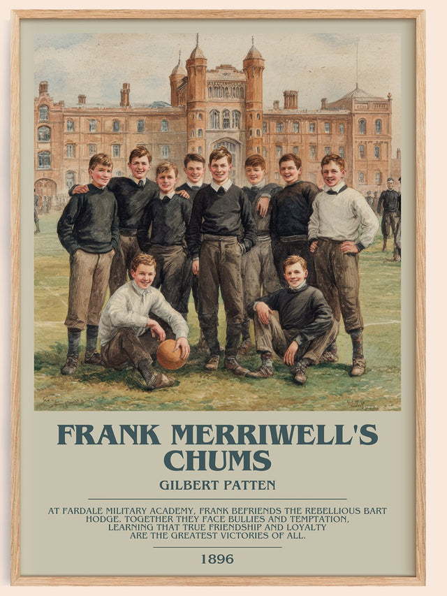 Frank Merriwell's Chums Bookish Wall Art by Gilbert Patten