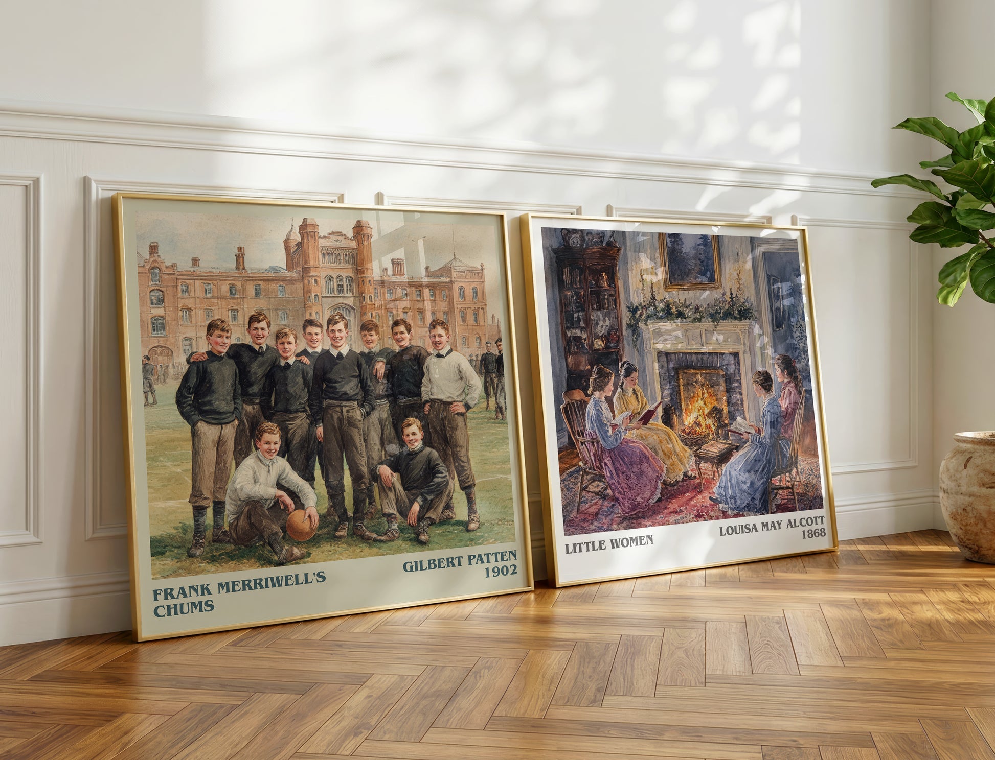 Frank Merriwell's Chums book poster packaging – museum-quality print rolled in protective tube