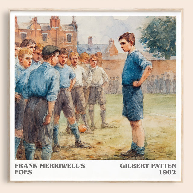 Frank Merriwell's Foes Literary Art Print by Gilbert Patten