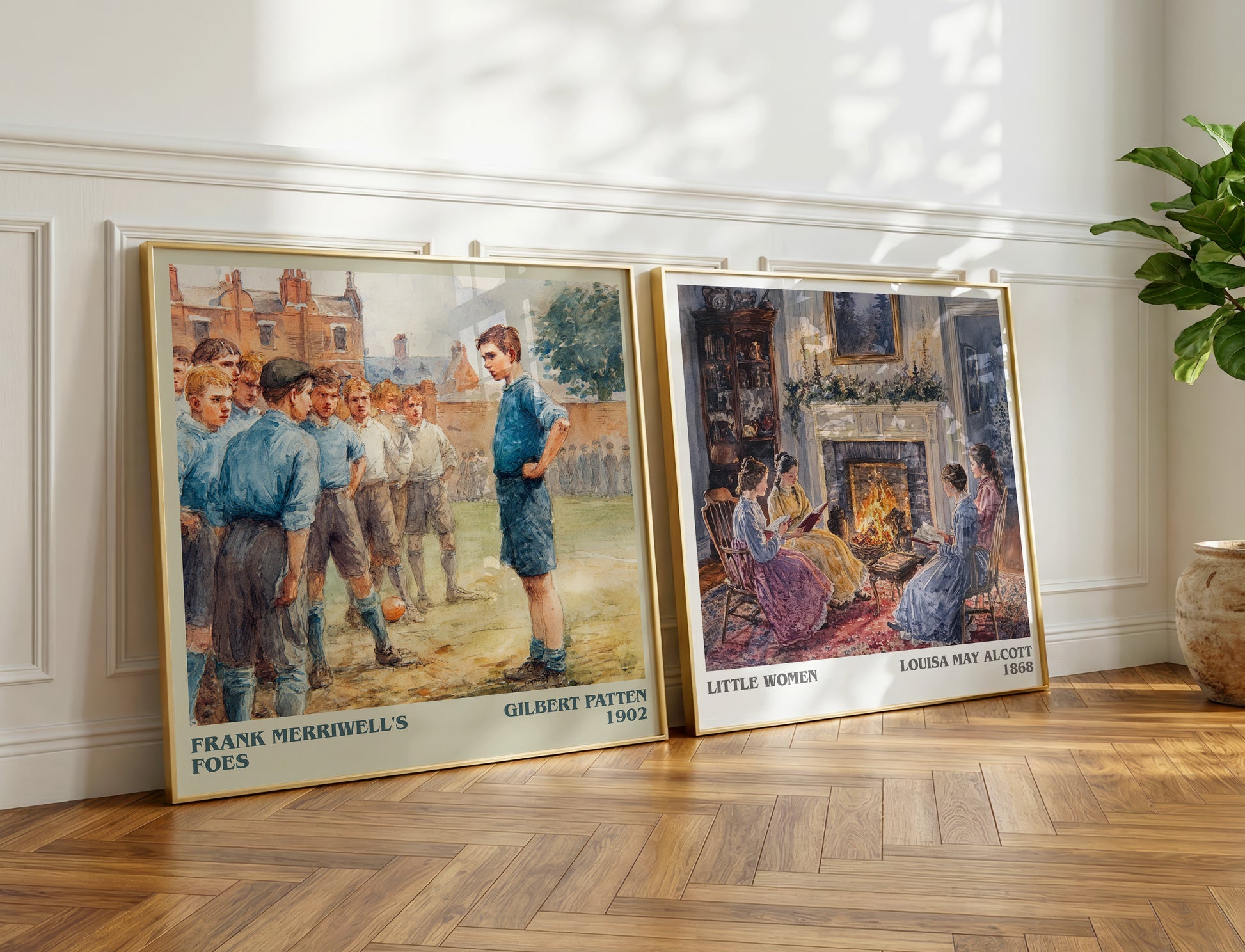 Frank Merriwell's Foes book poster packaging – museum-quality print rolled in protective tube