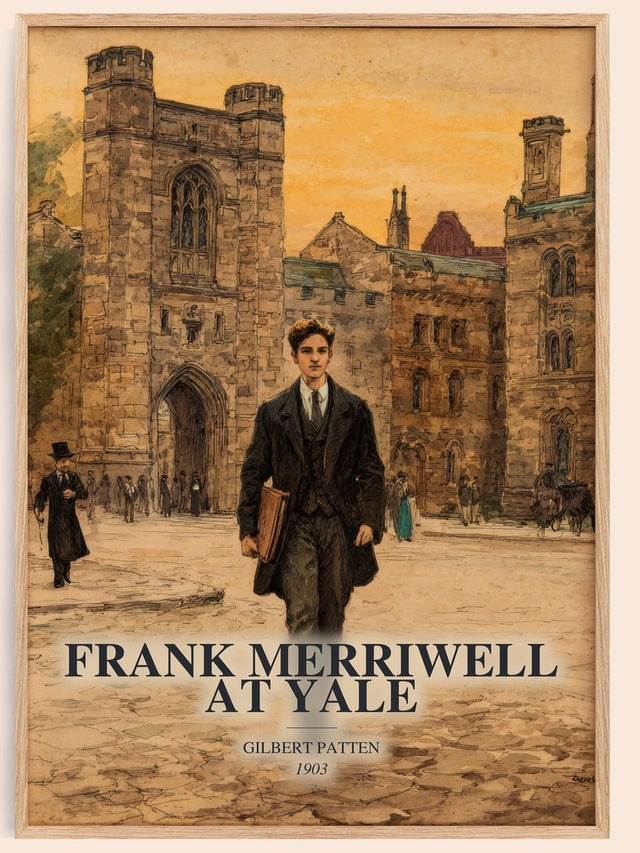 Frank Merriwell At Yale Book Watercolour Illustration by G. Patten